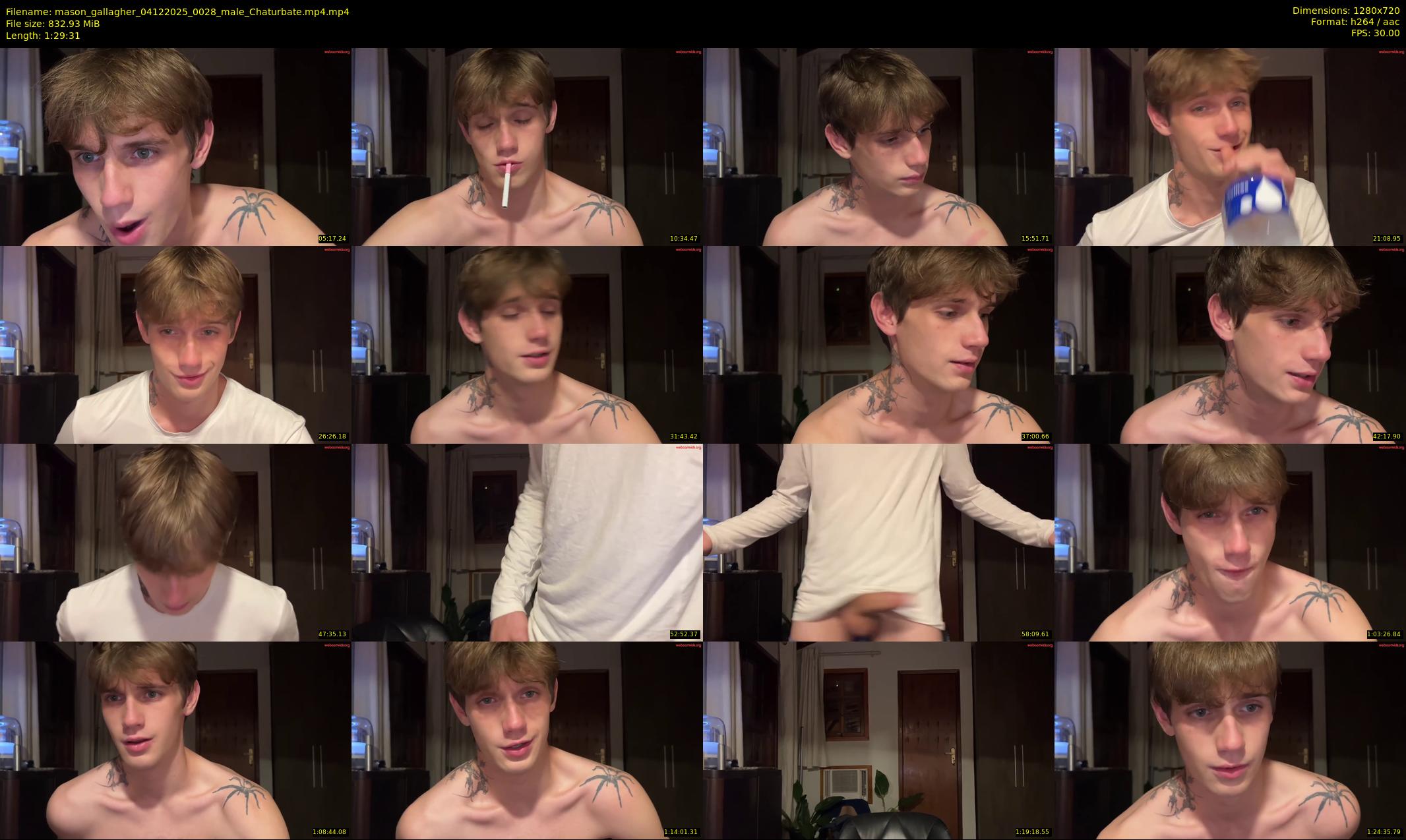 mason_gallagher — 90 minute Chaturbate male cam show recording, 720p, Dec 4, 2025