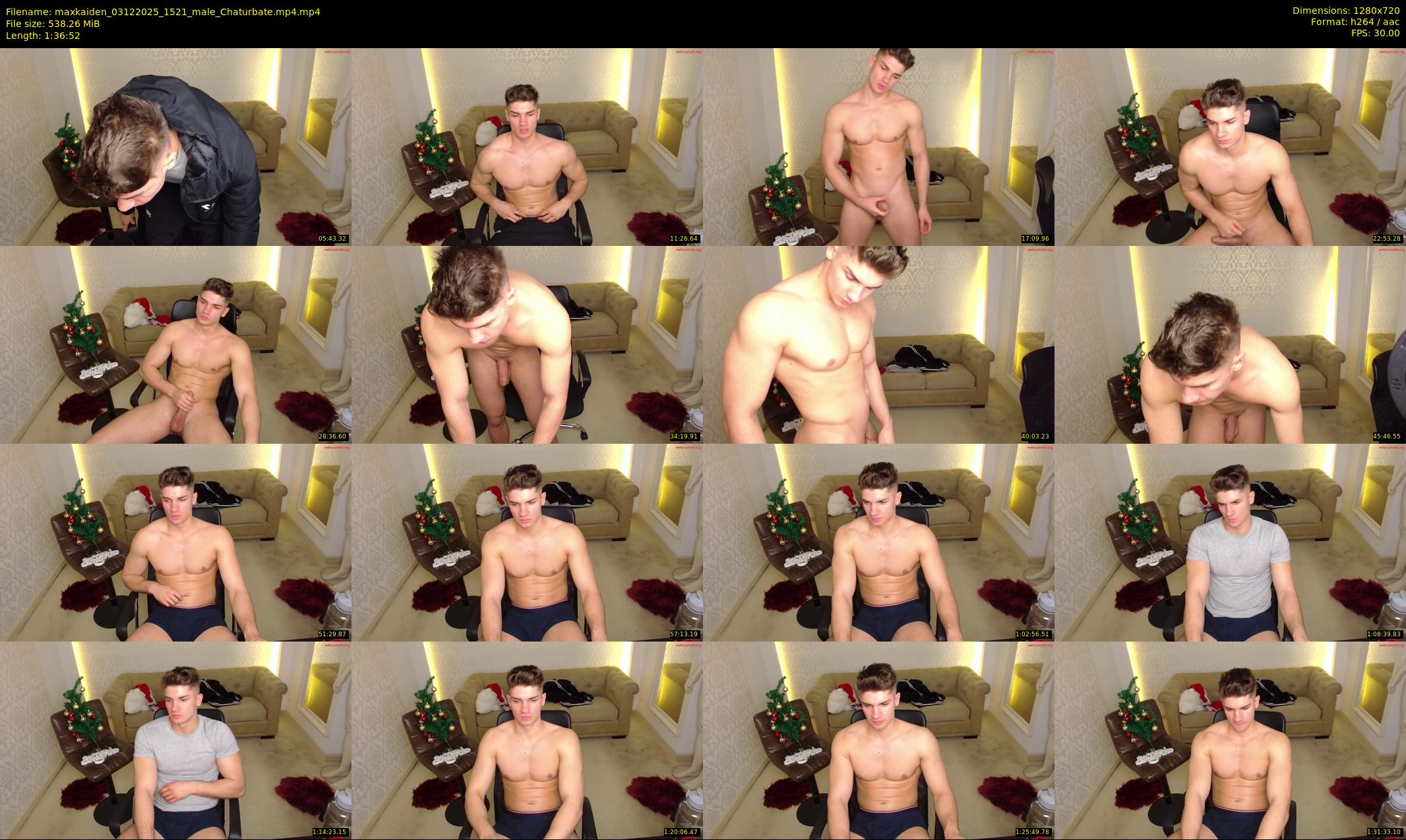 maxkaiden — 97 minute Chaturbate male cam show recording, 720p, Dec 3, 2025