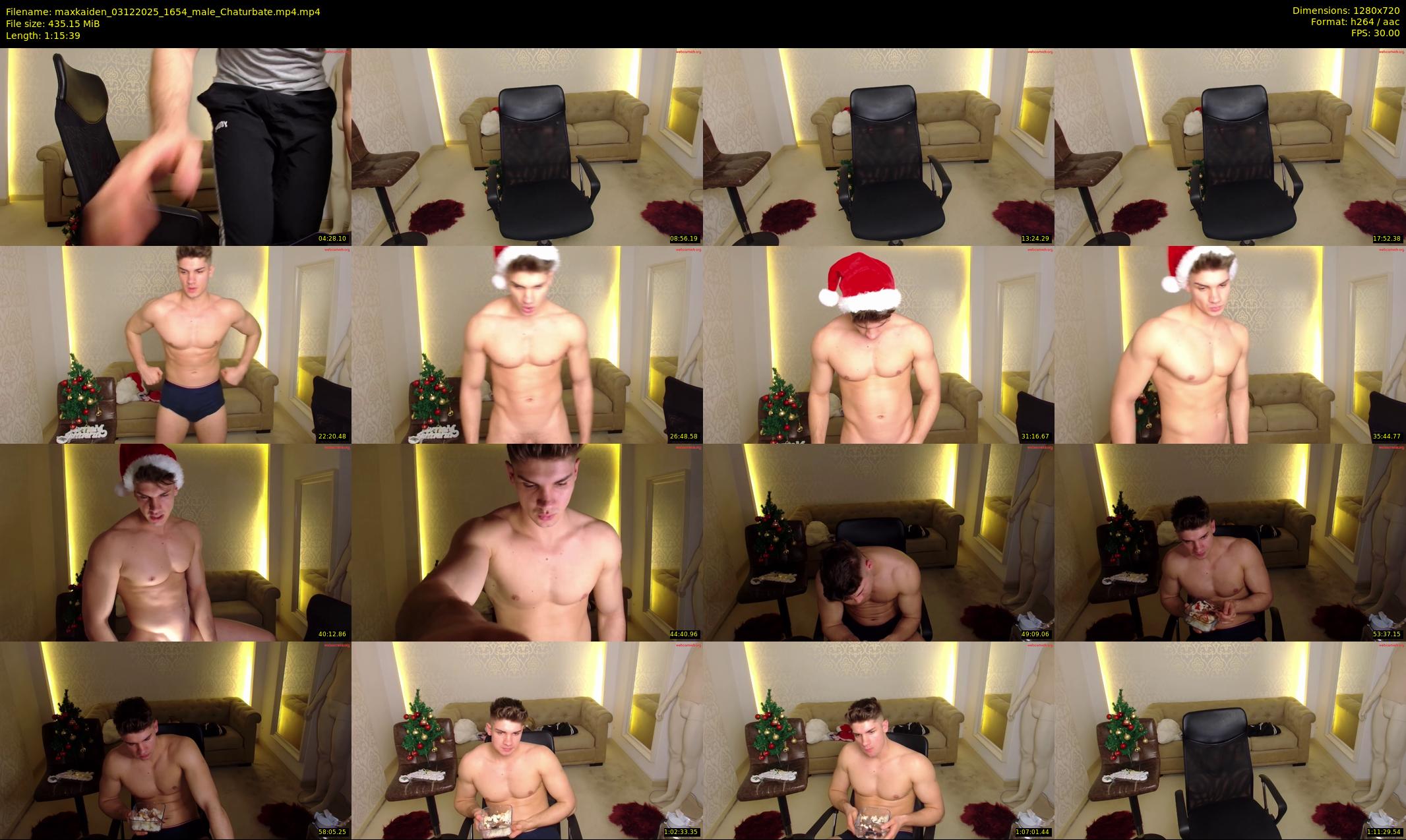 maxkaiden — 76 minute Chaturbate male cam show recording, 720p, Dec 3, 2025