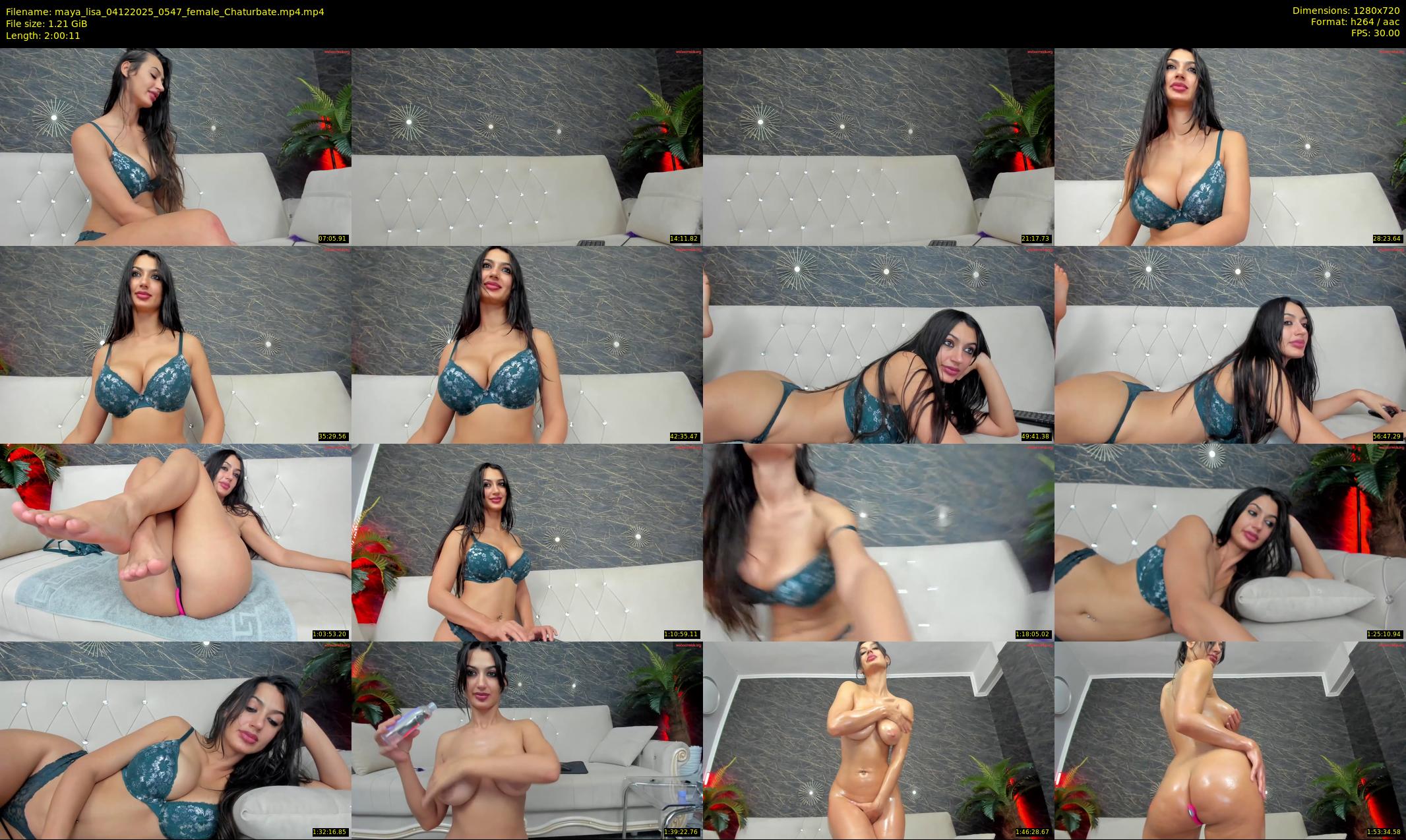 maya_lisa — 121 minute Chaturbate female cam show recording, 720p, Dec 4, 2025