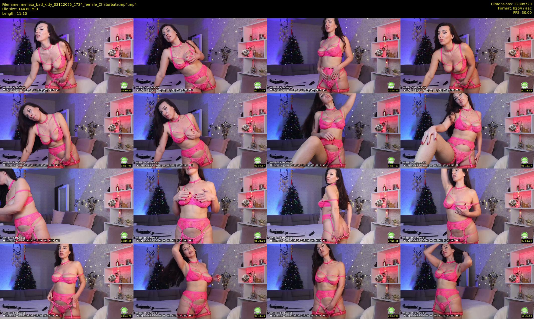 melissa_bad_kitty — 12 minute Chaturbate female cam show recording, 720p, Dec 3, 2025