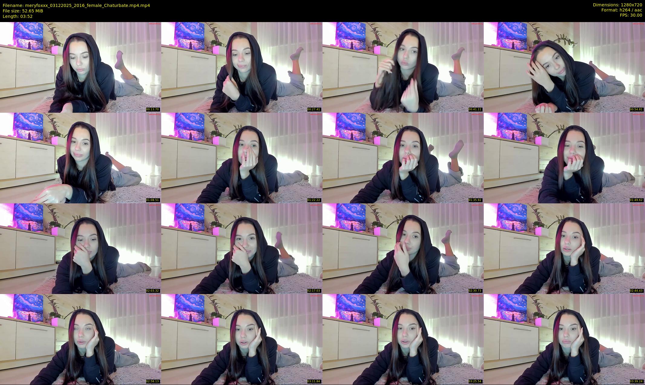 meryfoxxx — 4 minute Chaturbate female cam show recording, 720p, Dec 3, 2025