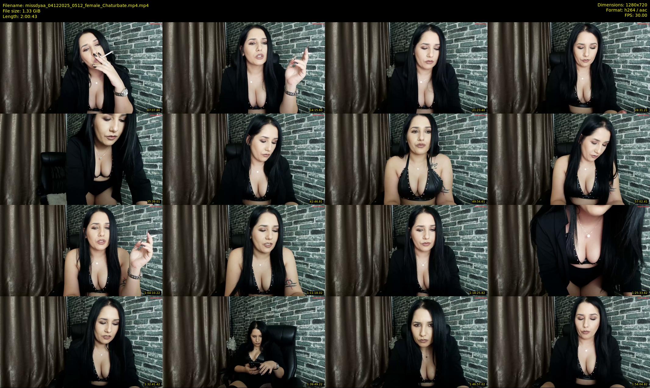 missdyaa — 121 minute Chaturbate female cam show recording, 720p, Dec 4, 2025