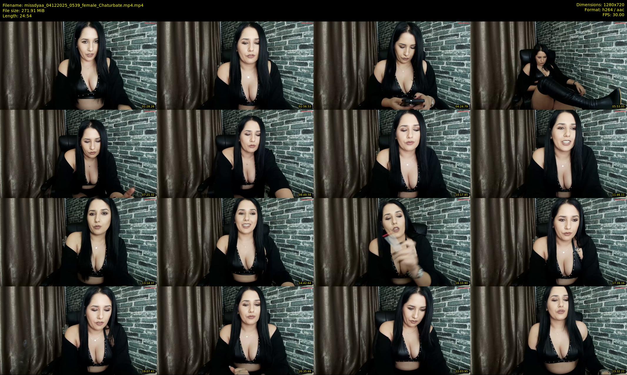 missdyaa — 25 minute Chaturbate female cam show recording, 720p, Dec 4, 2025