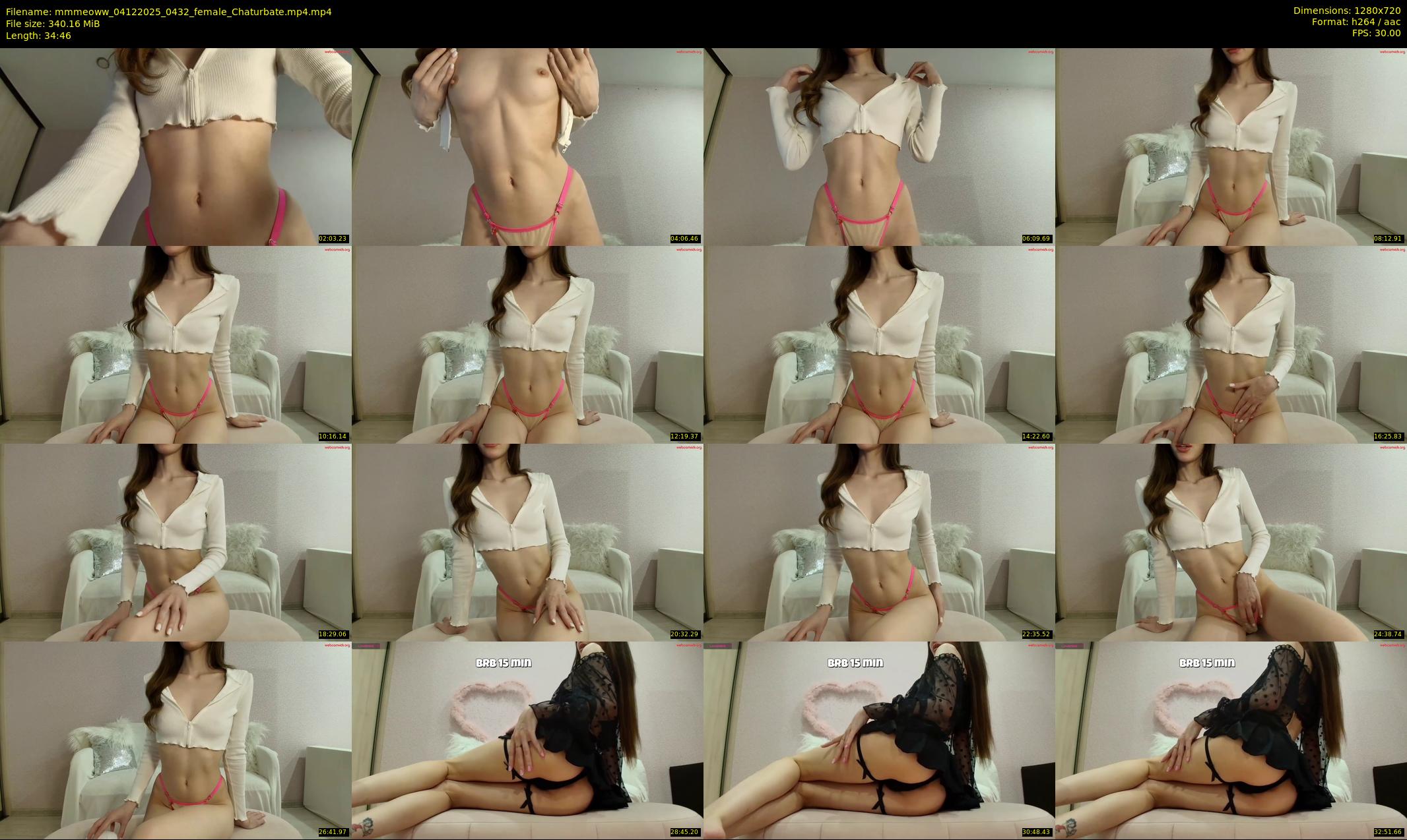 mmmeoww — 35 minute Chaturbate female cam show recording, 720p, Dec 4, 2025