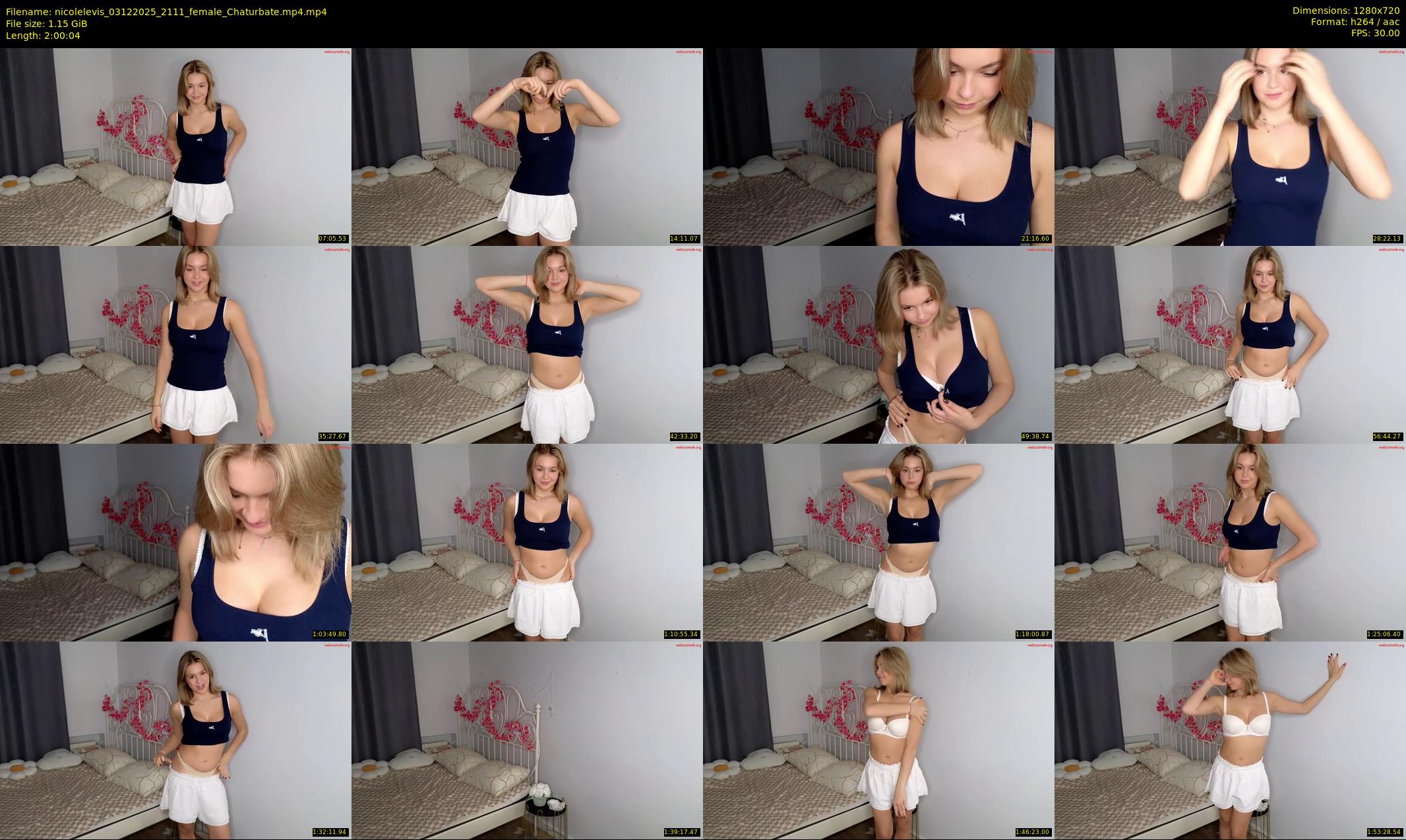 nicolelevis — 121 minute Chaturbate female cam show recording, 720p, Dec 3, 2025