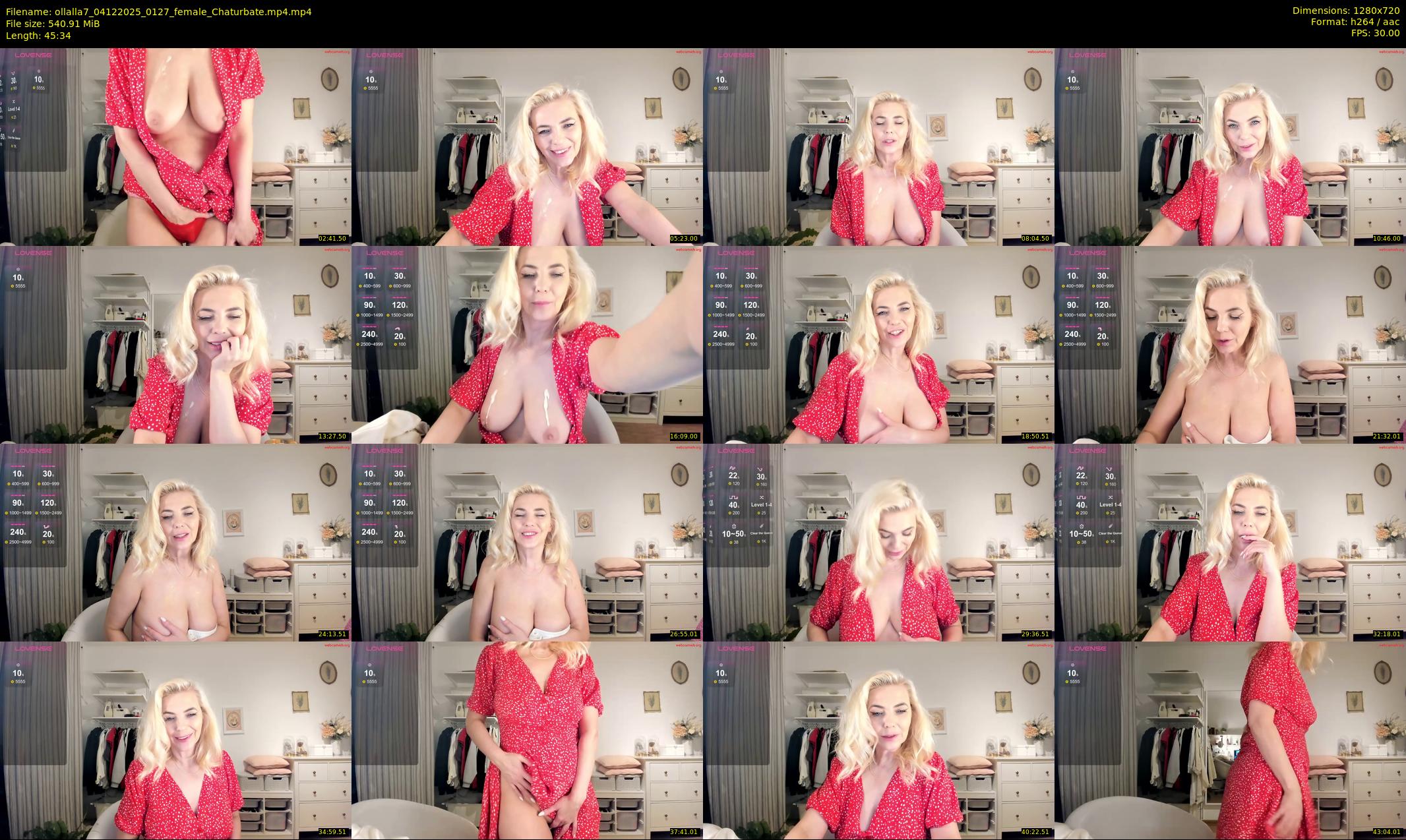 ollalla7 — 46 minute Chaturbate female cam show recording, 720p, Dec 4, 2025