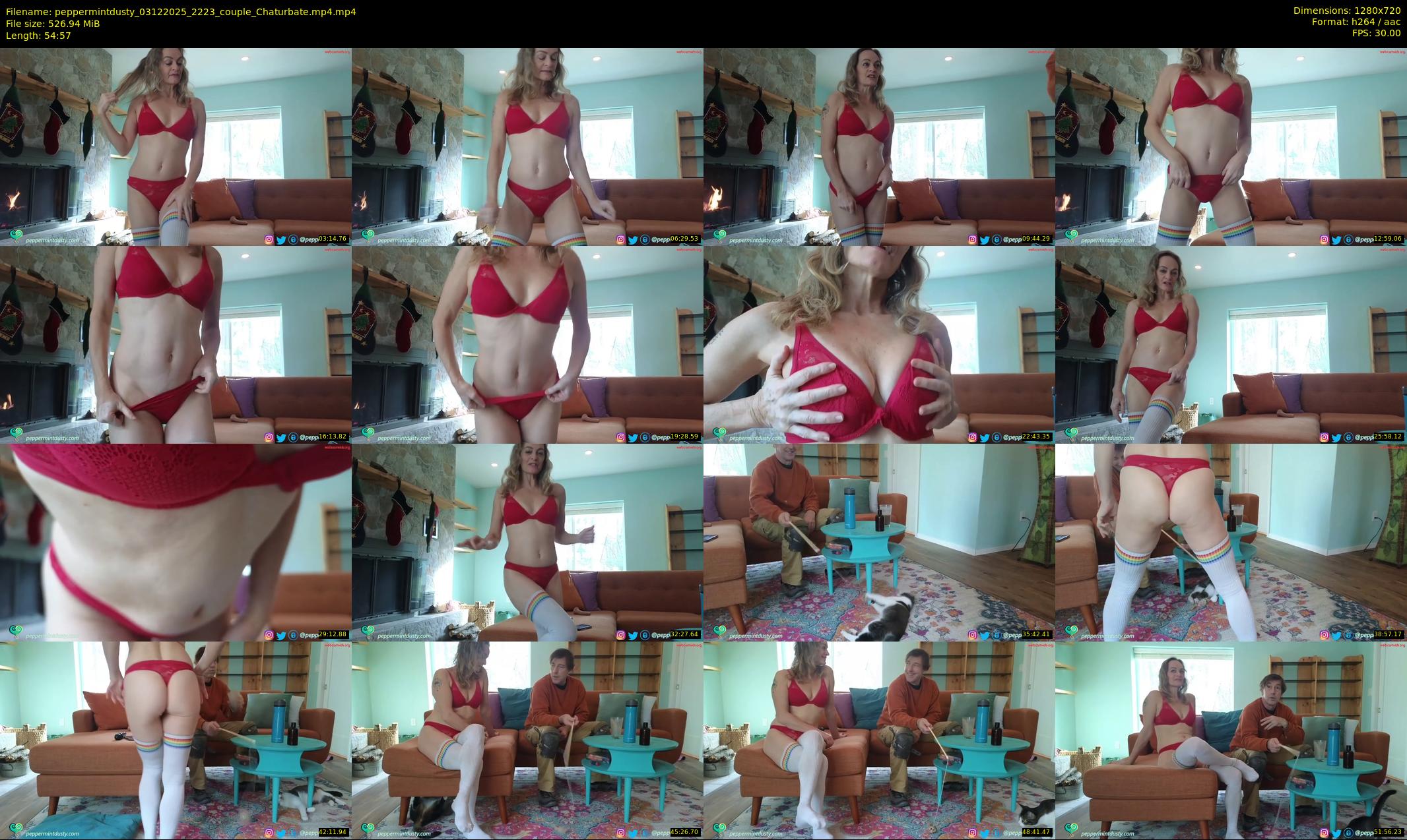 peppermintdusty — 55 minute Chaturbate couple cam show recording, 720p, Dec 3, 2025