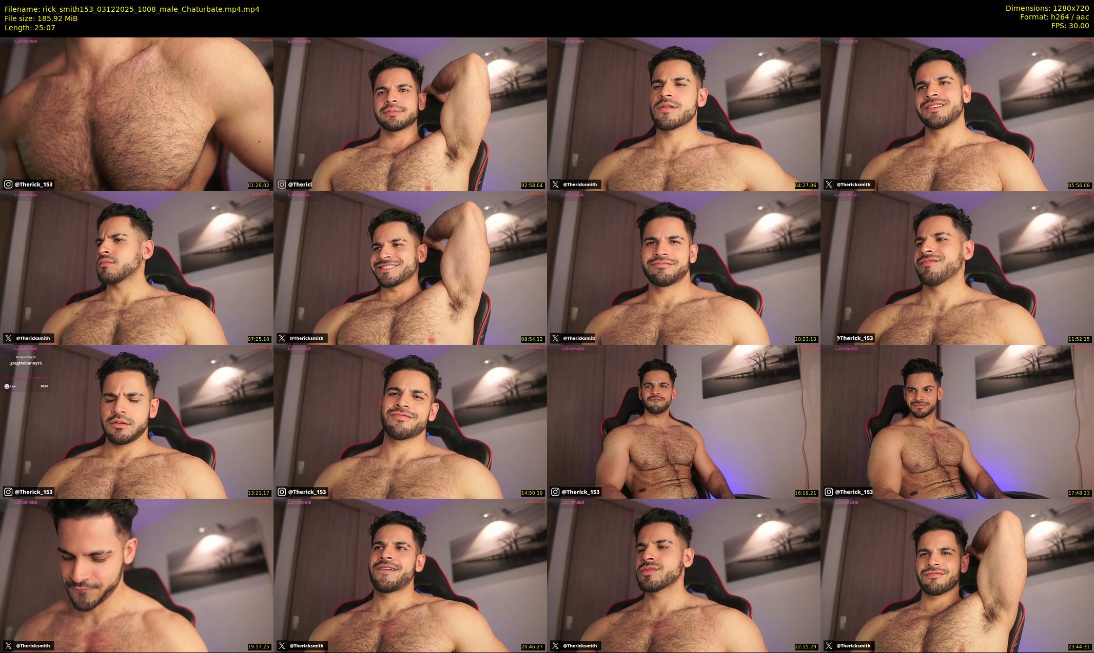 rick_smith153 — 26 minute Chaturbate male cam show recording, 720p, Dec 3, 2025