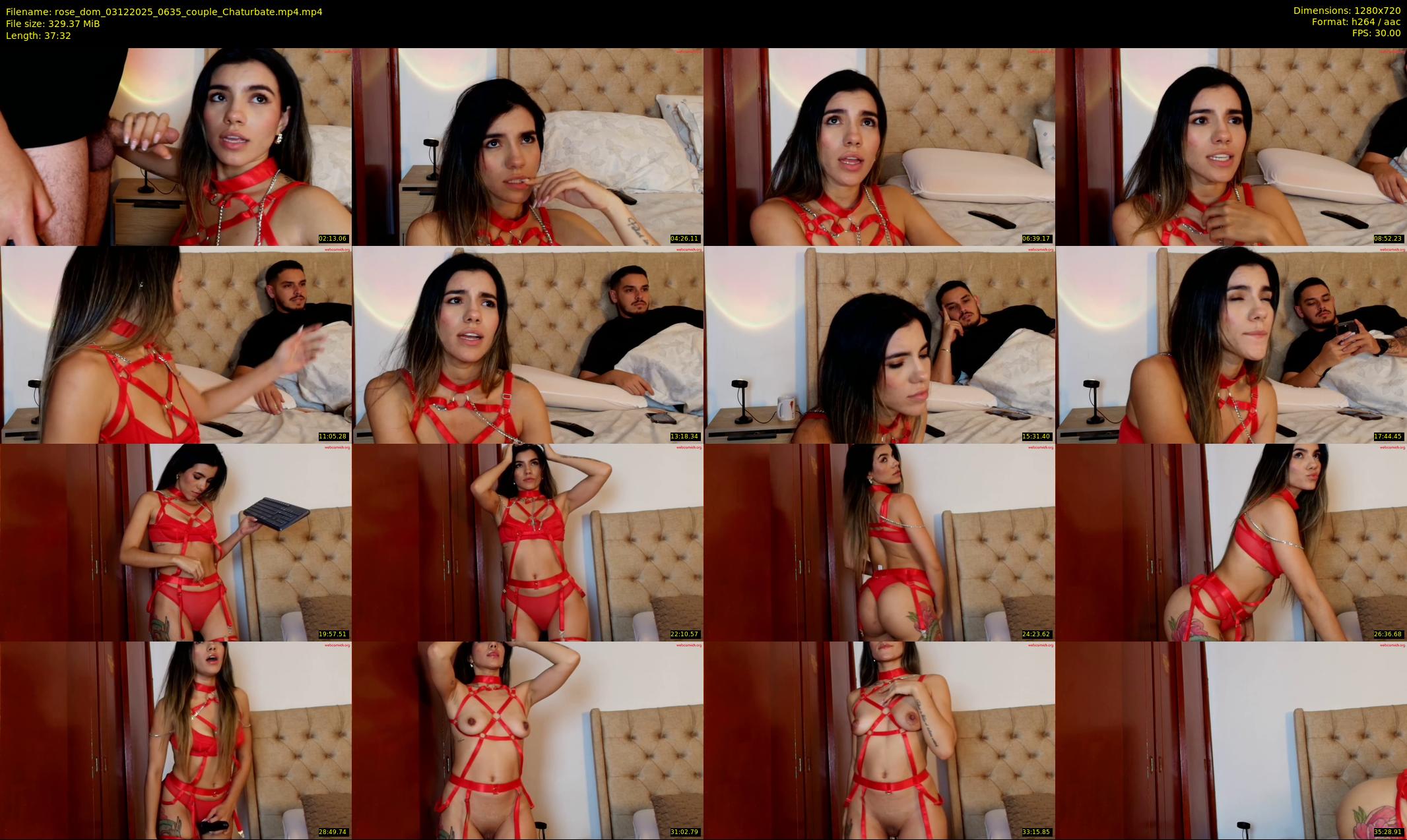 rose_dom — 38 minute Chaturbate couple cam show recording, 720p, Dec 3, 2025