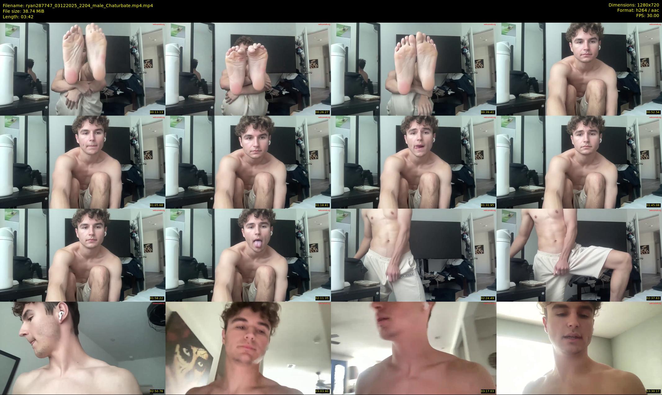 ryan287747 — 4 minute Chaturbate male cam show recording, 720p, Dec 3, 2025