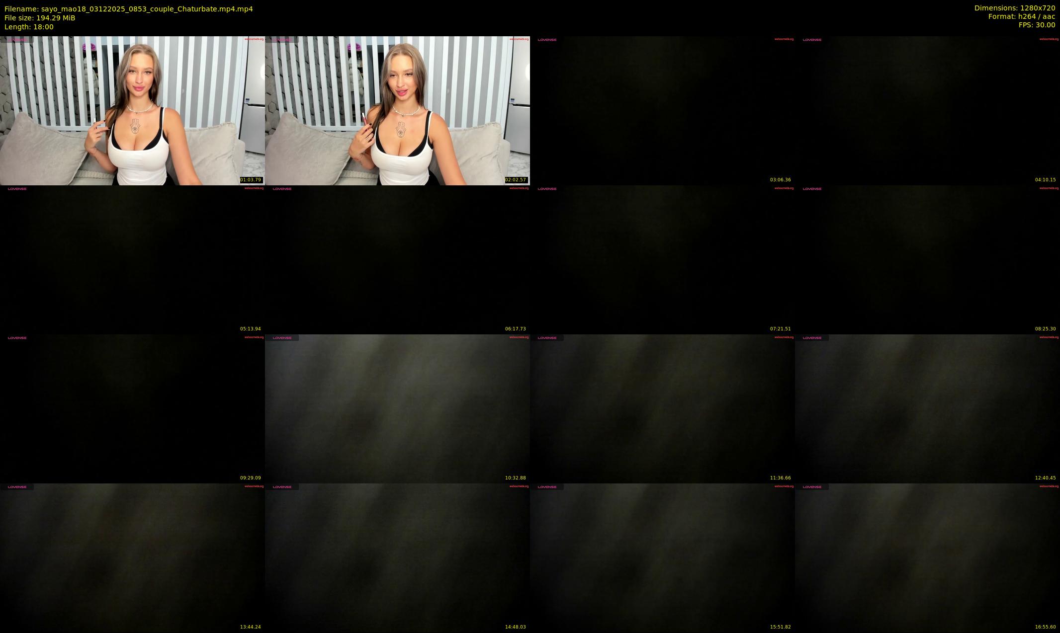 sayo_mao18 — 18 minute Chaturbate couple cam show recording, 720p, Dec 3, 2025