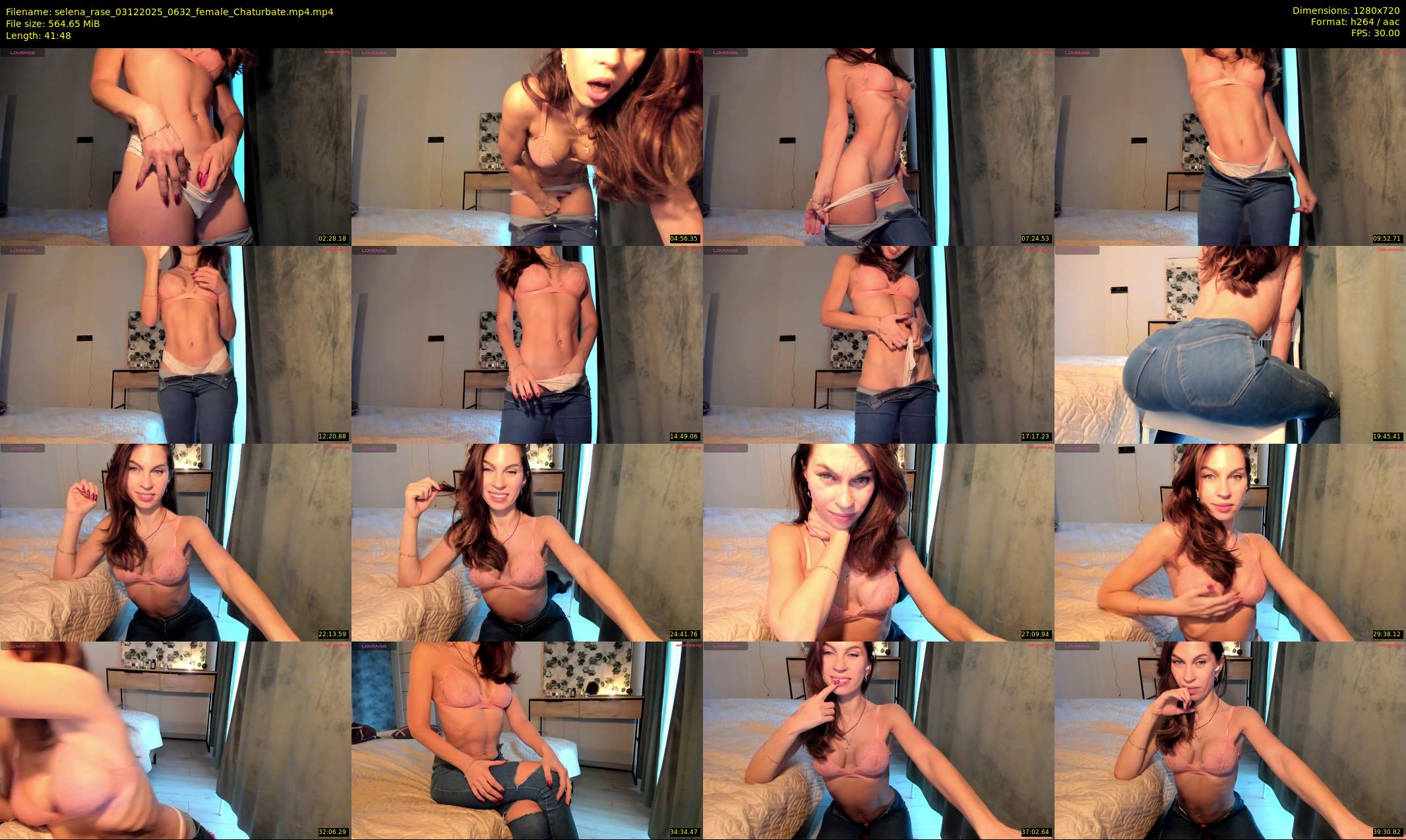 selena_rase — 42 minute Chaturbate female cam show recording, 720p, Dec 3, 2025