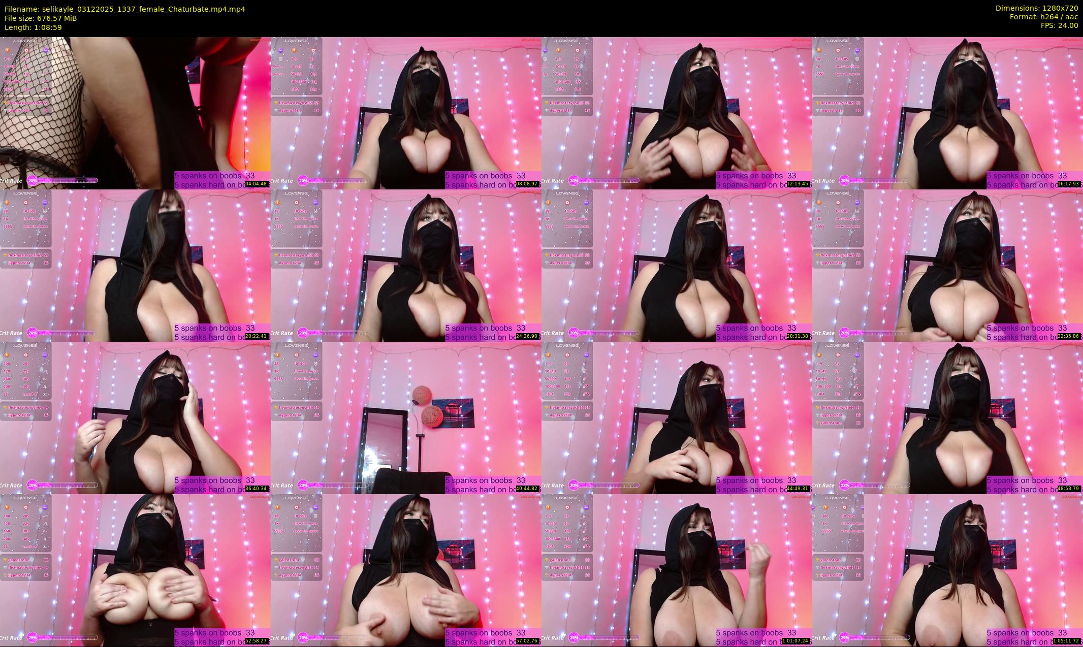 selikayle — 69 minute Chaturbate female cam show recording, 720p, Dec 3, 2025