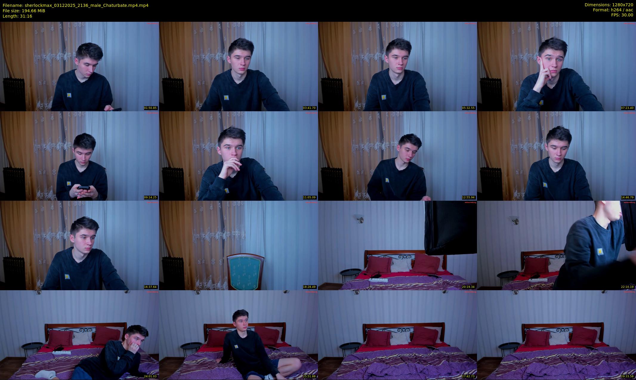 sherlockmax — 32 minute Chaturbate male cam show recording, 720p, Dec 3, 2025