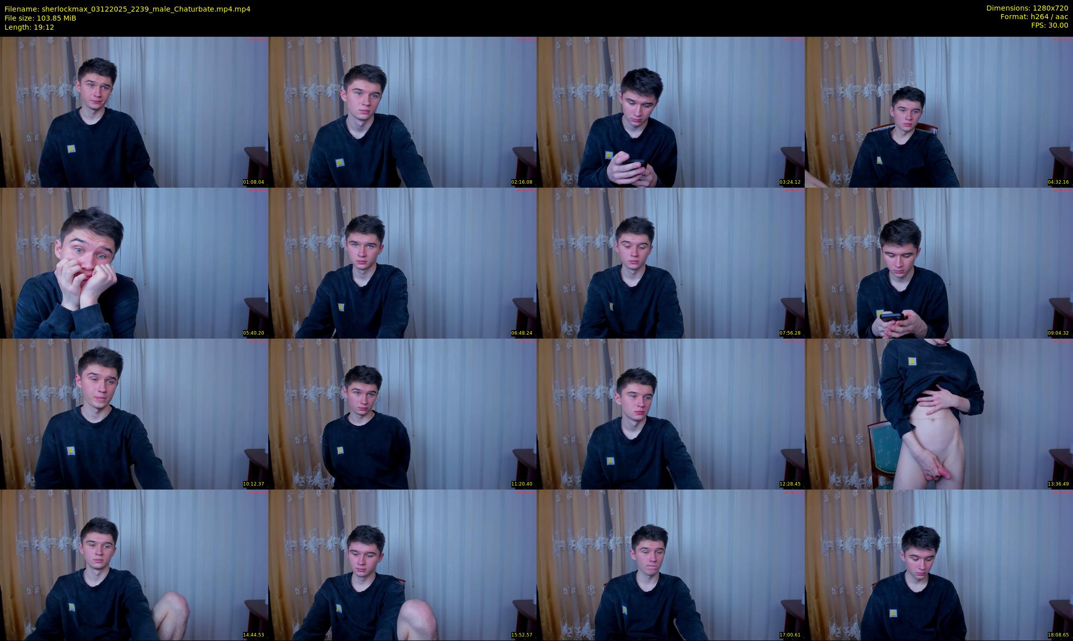 sherlockmax — 20 minute Chaturbate male cam show recording, 720p, Dec 3, 2025