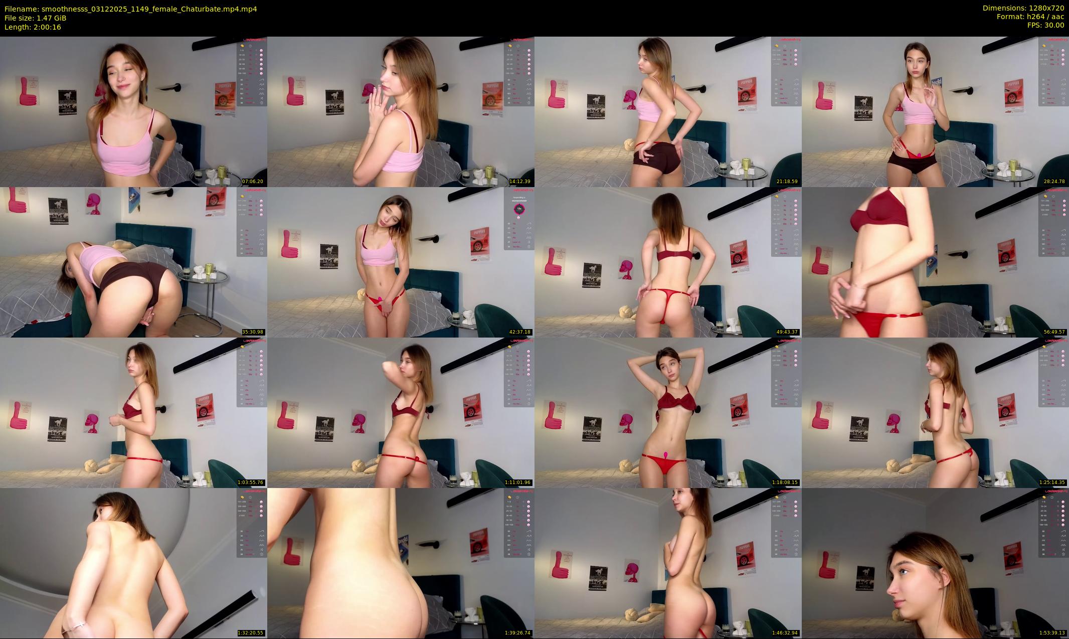 smoothnesss — 121 minute Chaturbate female cam show recording, 720p, Dec 3, 2025