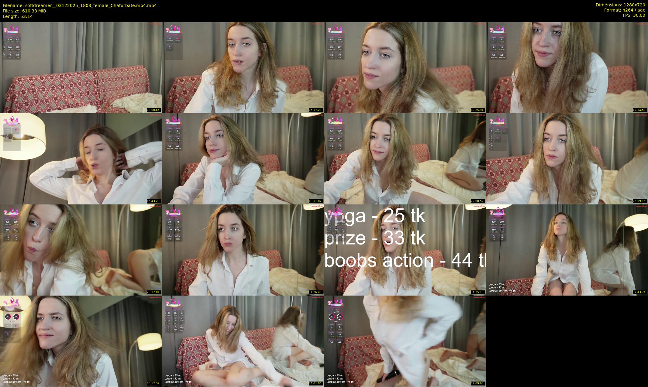 softdreamer_ — 54 minute Chaturbate female cam show recording, 720p, Dec 3, 2025