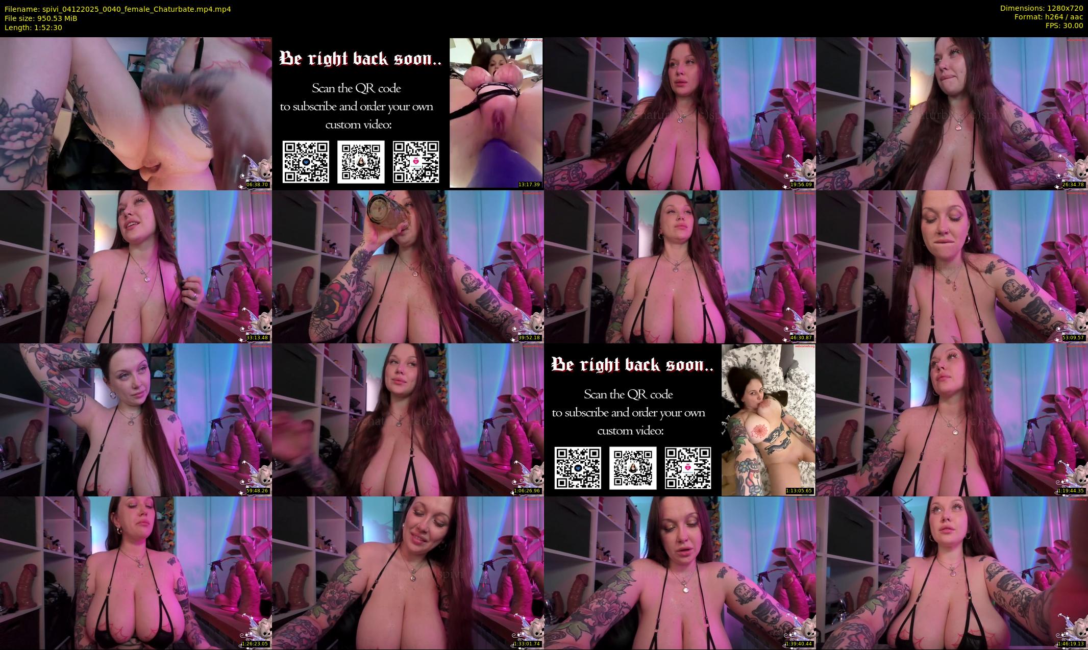 spivi — 113 minute Chaturbate female cam show recording, 720p, Dec 4, 2025