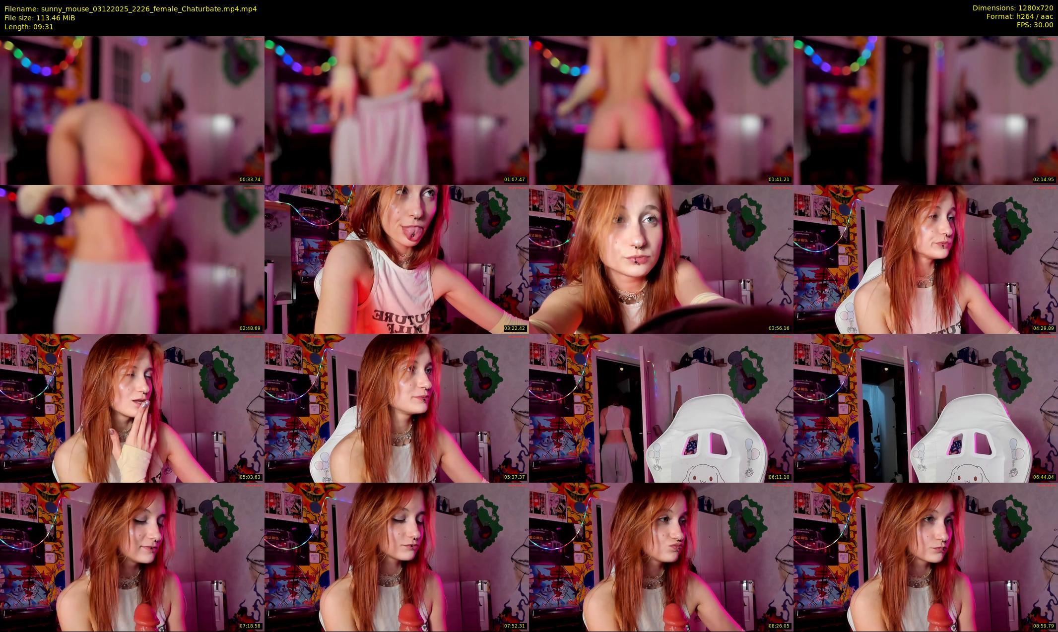 sunny_mouse — 10 minute Chaturbate female cam show recording, 720p, Dec 3, 2025