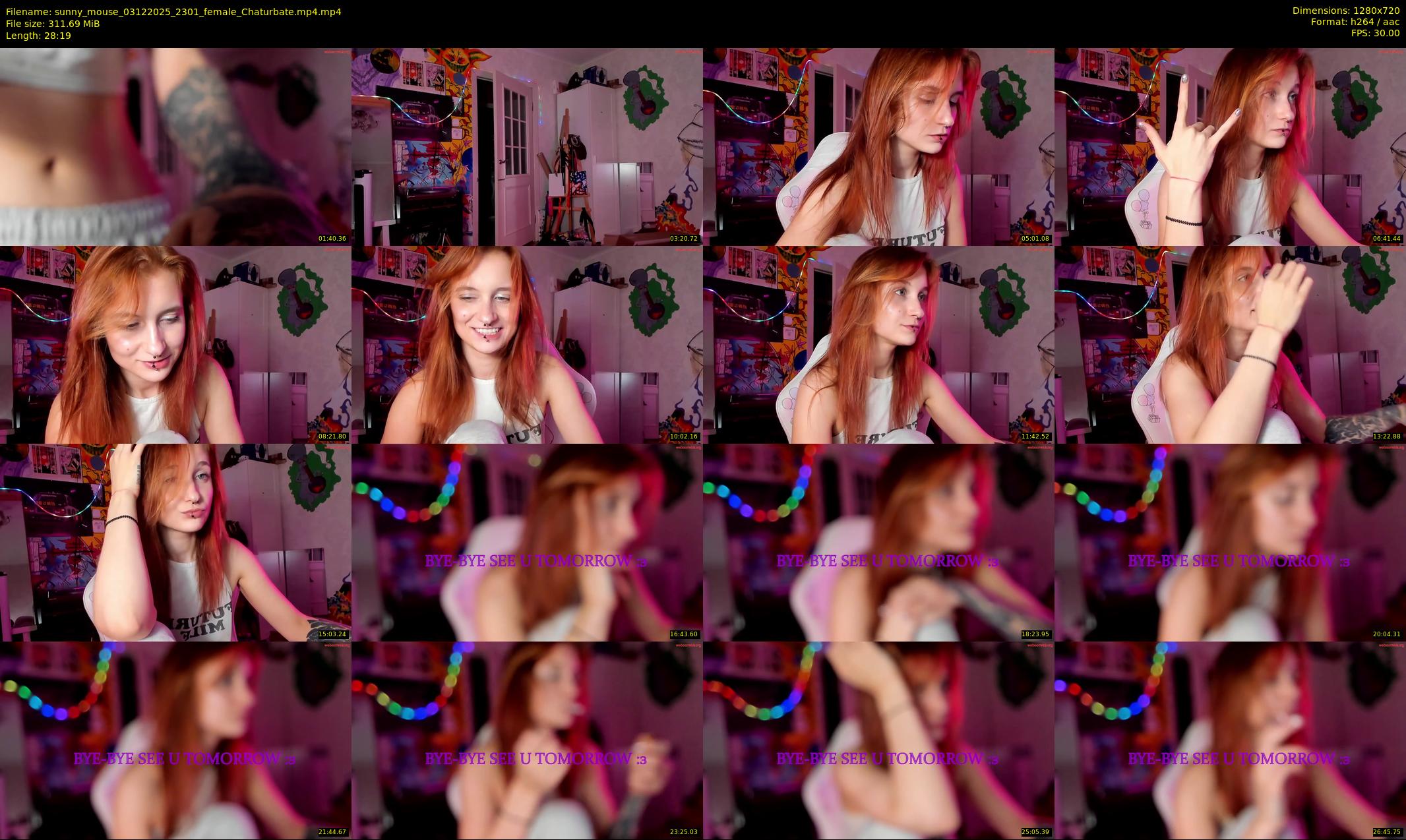 sunny_mouse — 29 minute Chaturbate female cam show recording, 720p, Dec 3, 2025