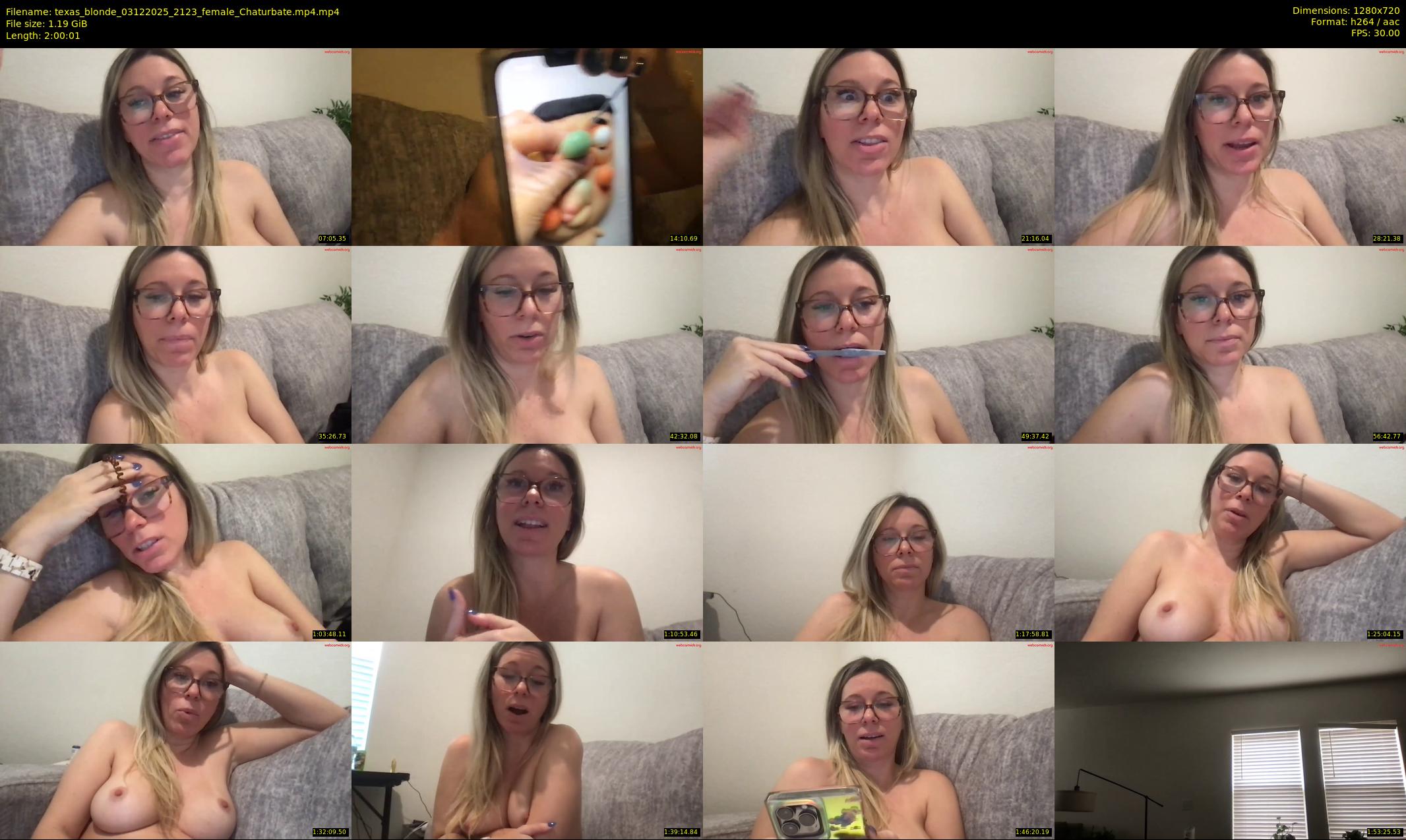 texas_blonde — 121 minute Chaturbate female cam show recording, 720p, Dec 3, 2025