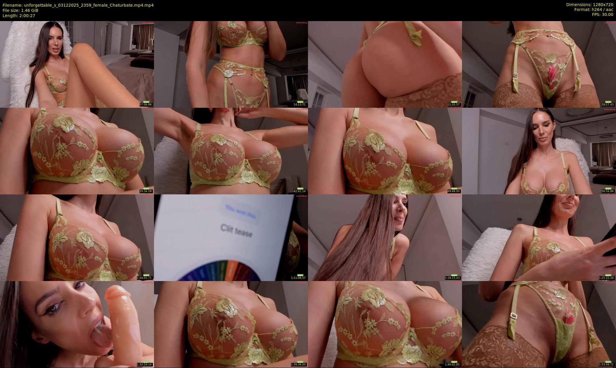 unforgettable_s — 121 minute Chaturbate female cam show recording, 720p, Dec 3, 2025
