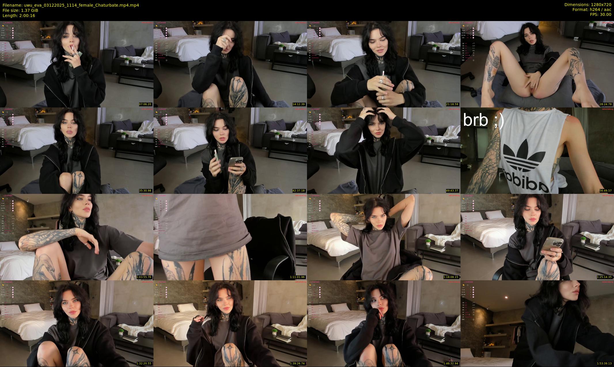 uwu_eva — 121 minute Chaturbate female cam show recording, 720p, Dec 3, 2025