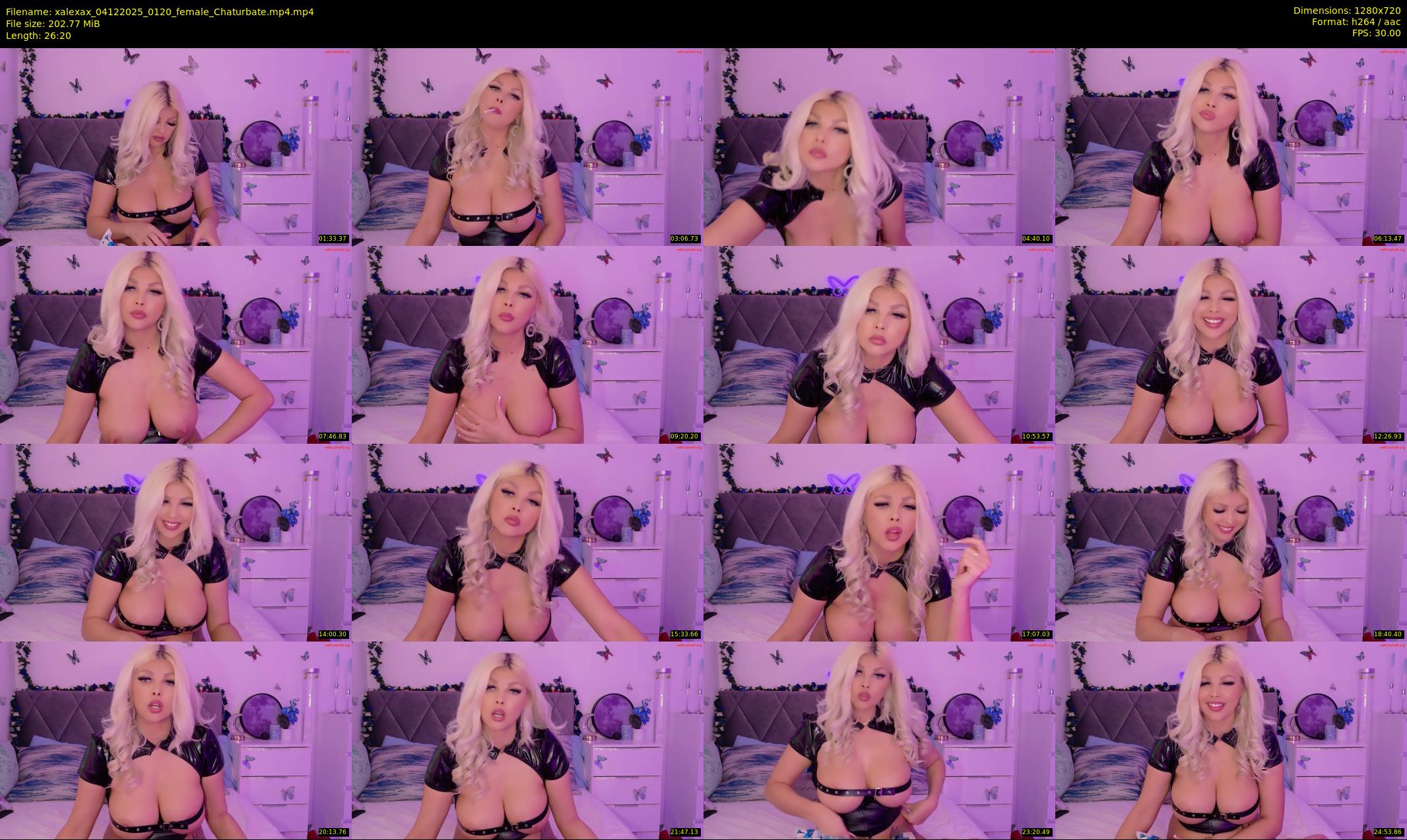 xalexax — 27 minute Chaturbate female cam show recording, 720p, Dec 4, 2025