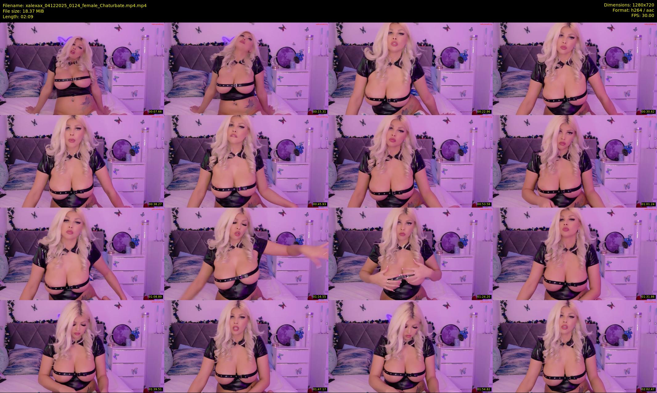 xalexax — 3 minute Chaturbate female cam show recording, 720p, Dec 4, 2025