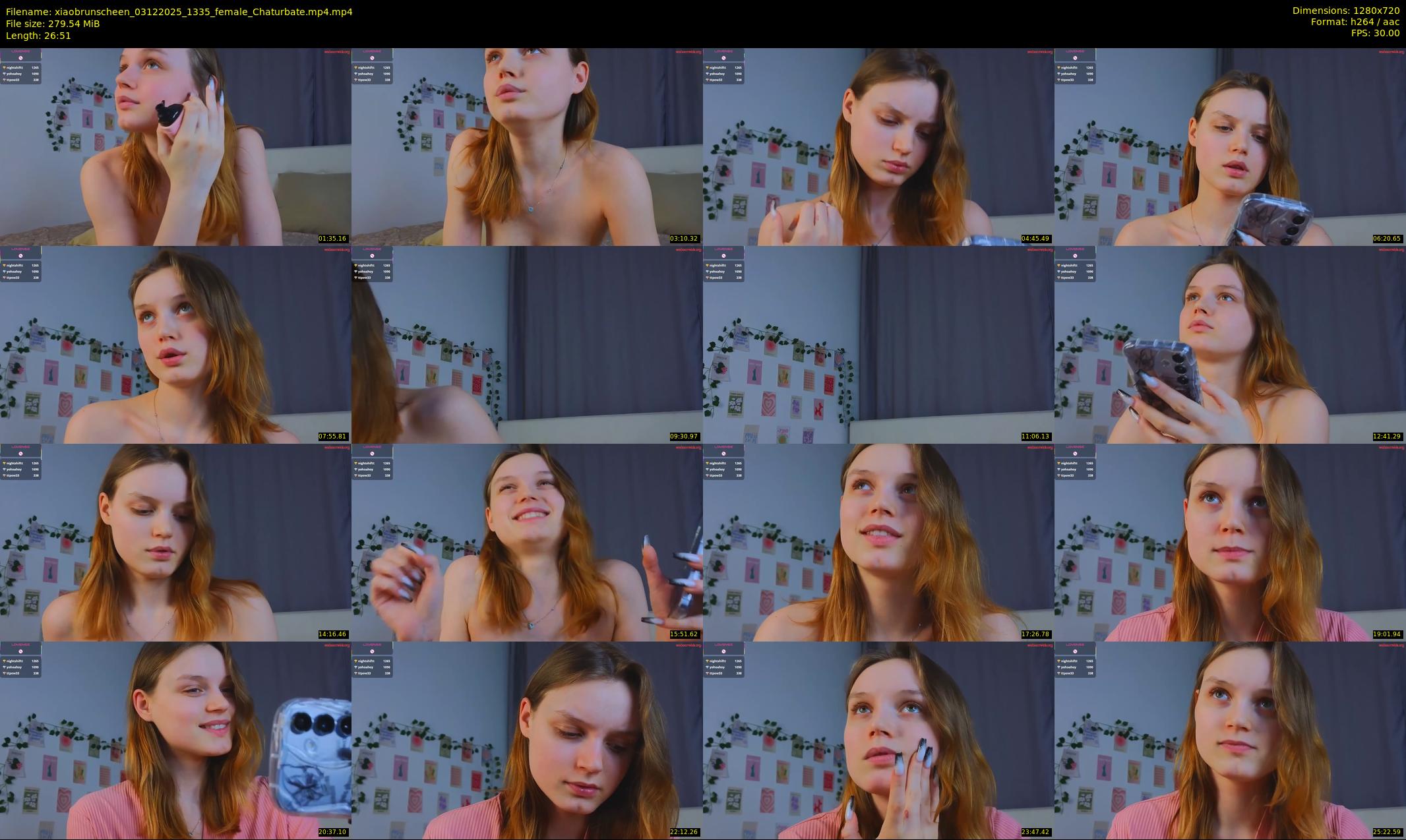 xiaobrunscheen — 27 minute Chaturbate couple cam show recording, 720p, Dec 3, 2025