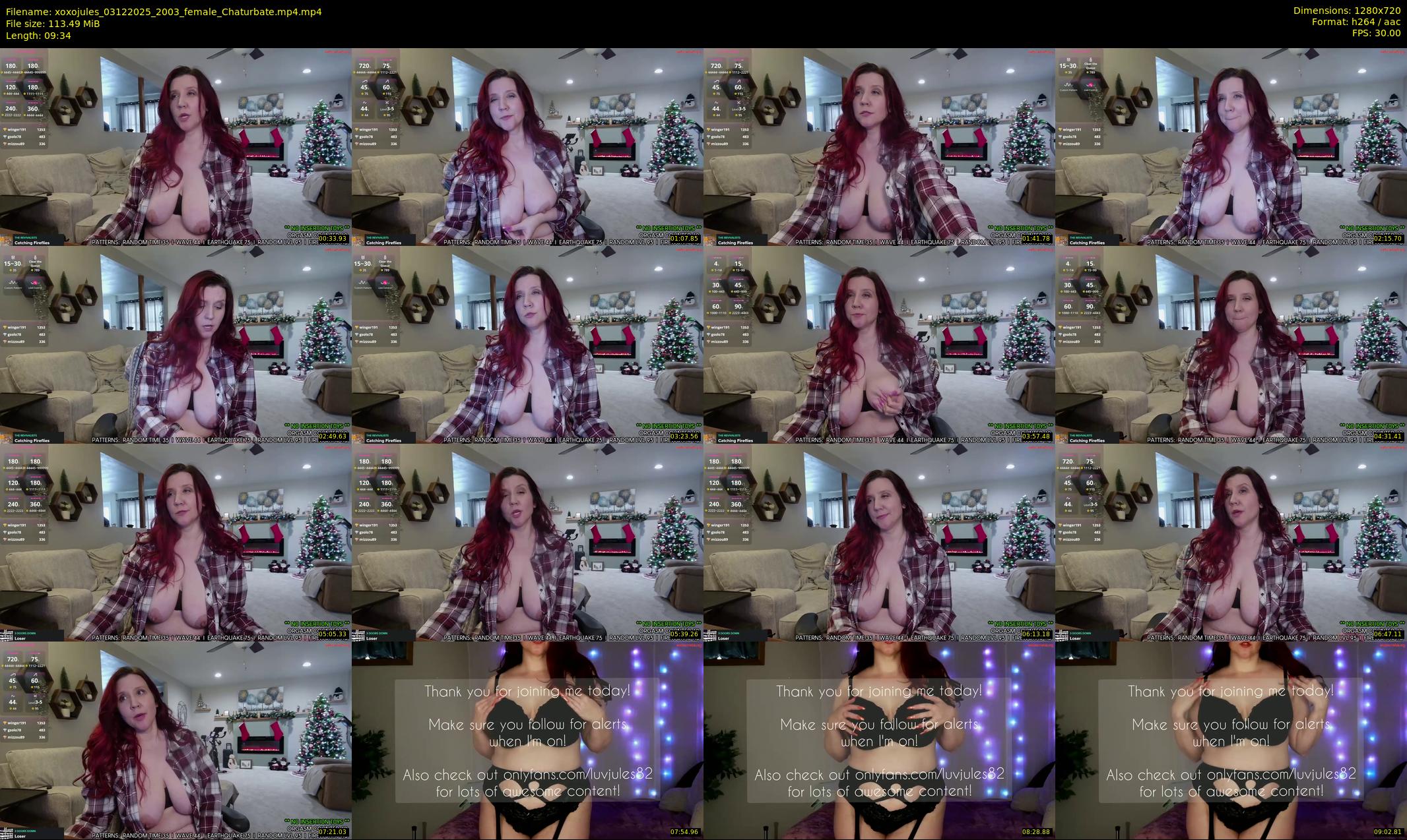 xoxojules — 10 minute Chaturbate female cam show recording, 720p, Dec 3, 2025
