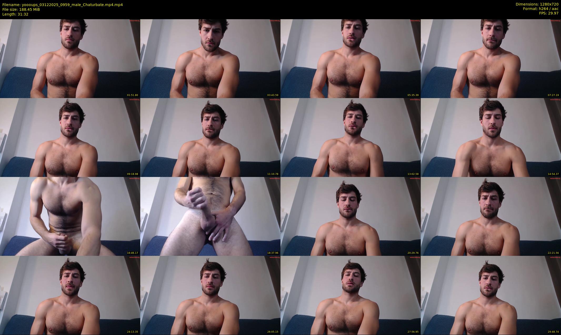 yoooups — 32 minute Chaturbate male cam show recording, 720p, Dec 3, 2025