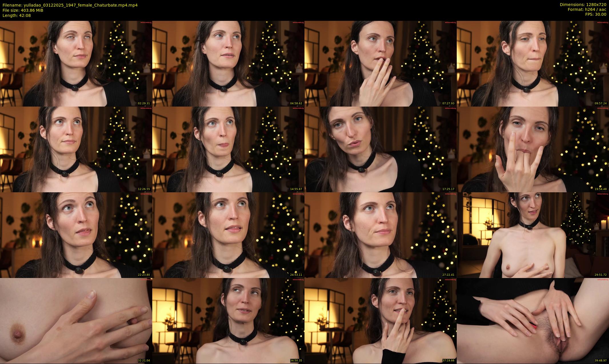 yulladao — 43 minute Chaturbate female cam show recording, 720p, Dec 3, 2025