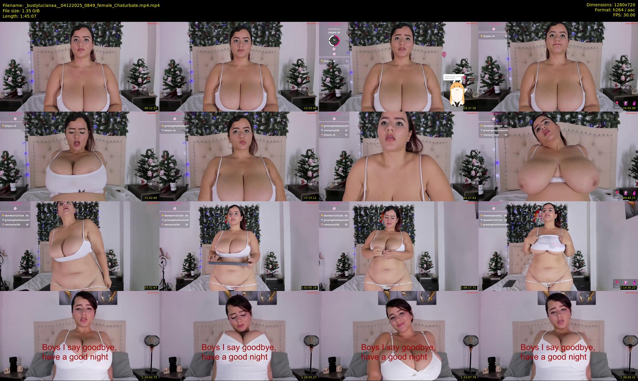 _bustylucianaa_ — 106 minute Chaturbate female cam show recording, 720p, Dec 4, 2025