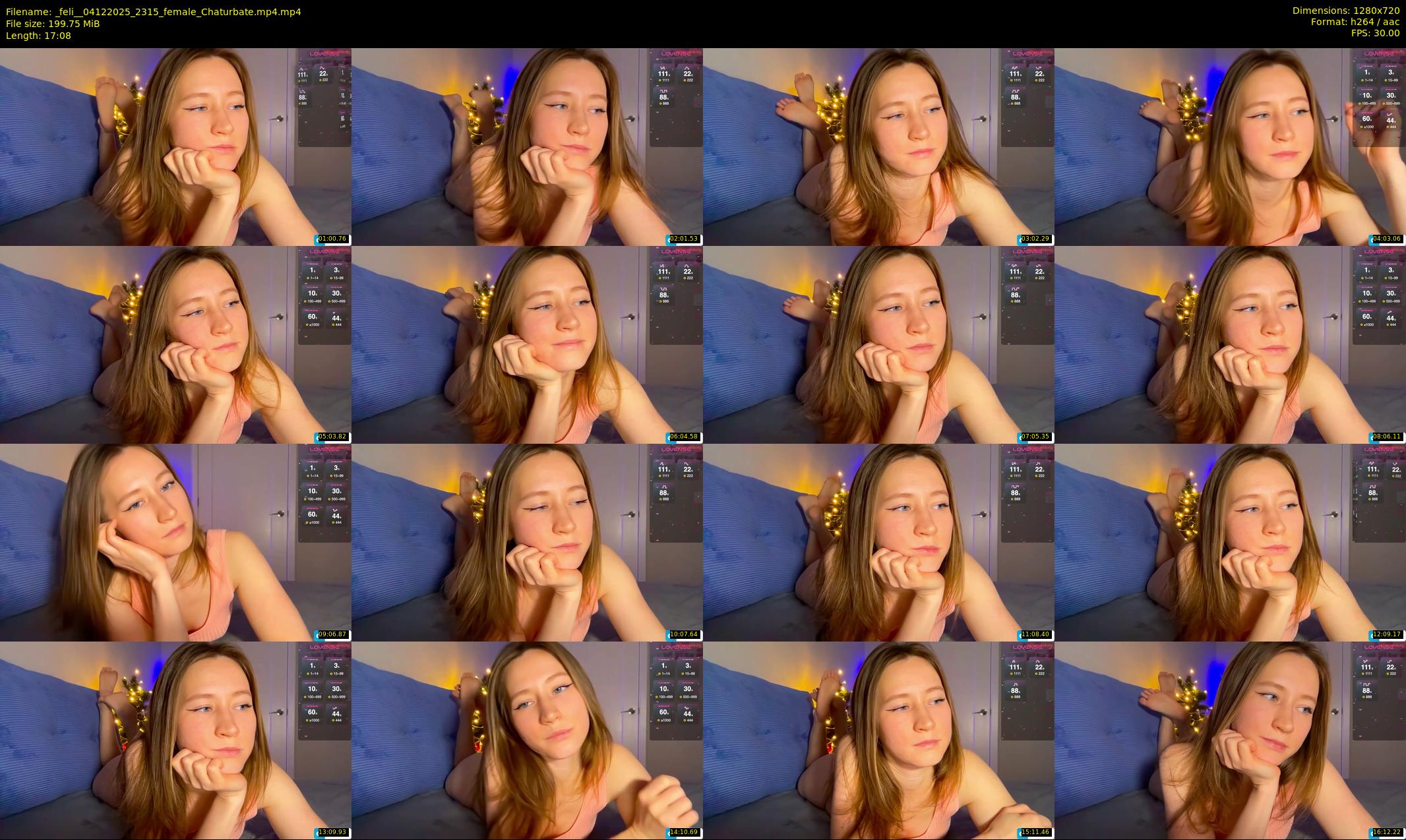 _feli_ — 18 minute Chaturbate female cam show recording, 720p, Dec 4, 2025