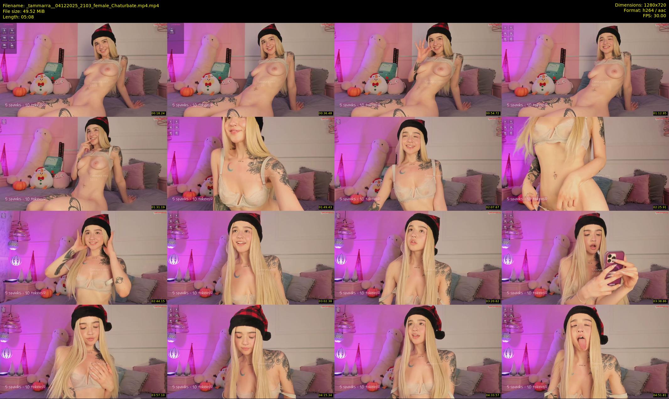 _tammarra_ — 6 minute Chaturbate female cam show recording, 720p, Dec 4, 2025