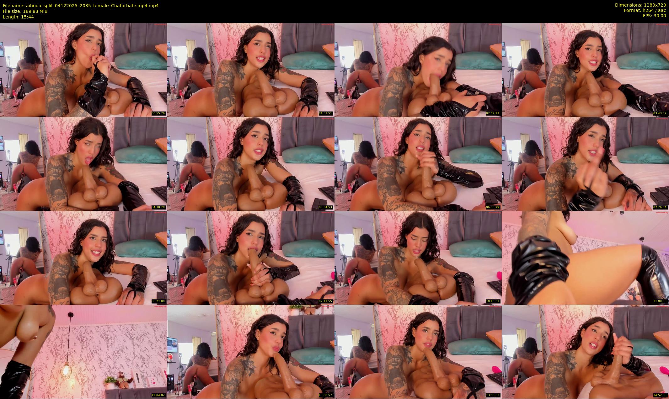 aihnoa_split — 16 minute Chaturbate female cam show recording, 720p, Dec 4, 2025