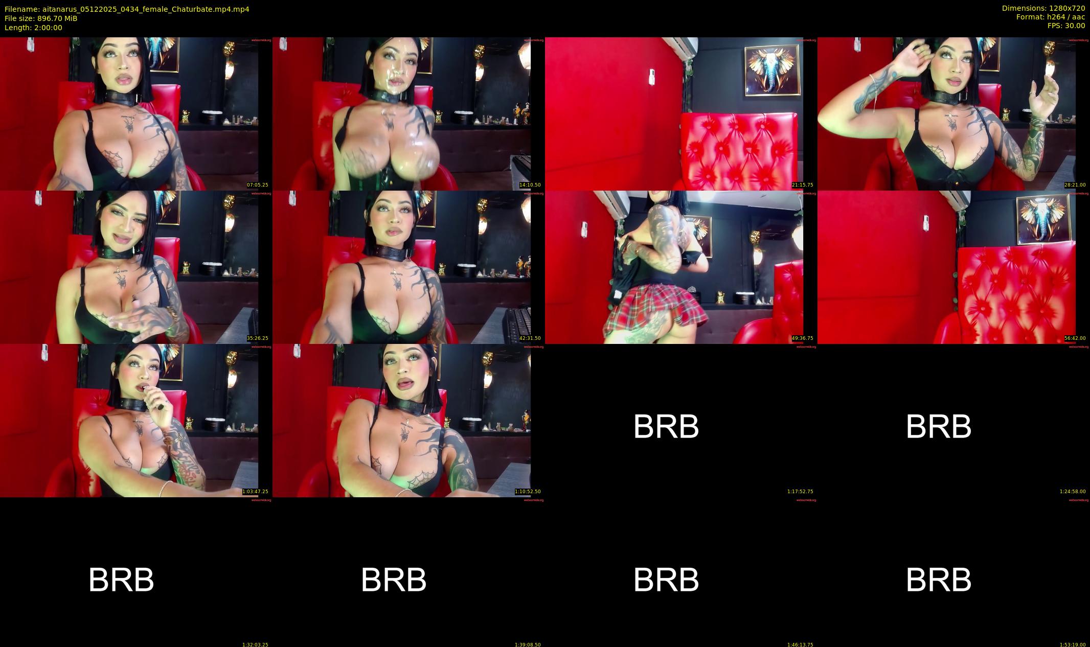 aitanarus — 120 minute Chaturbate female cam show recording, 720p, Dec 5, 2025