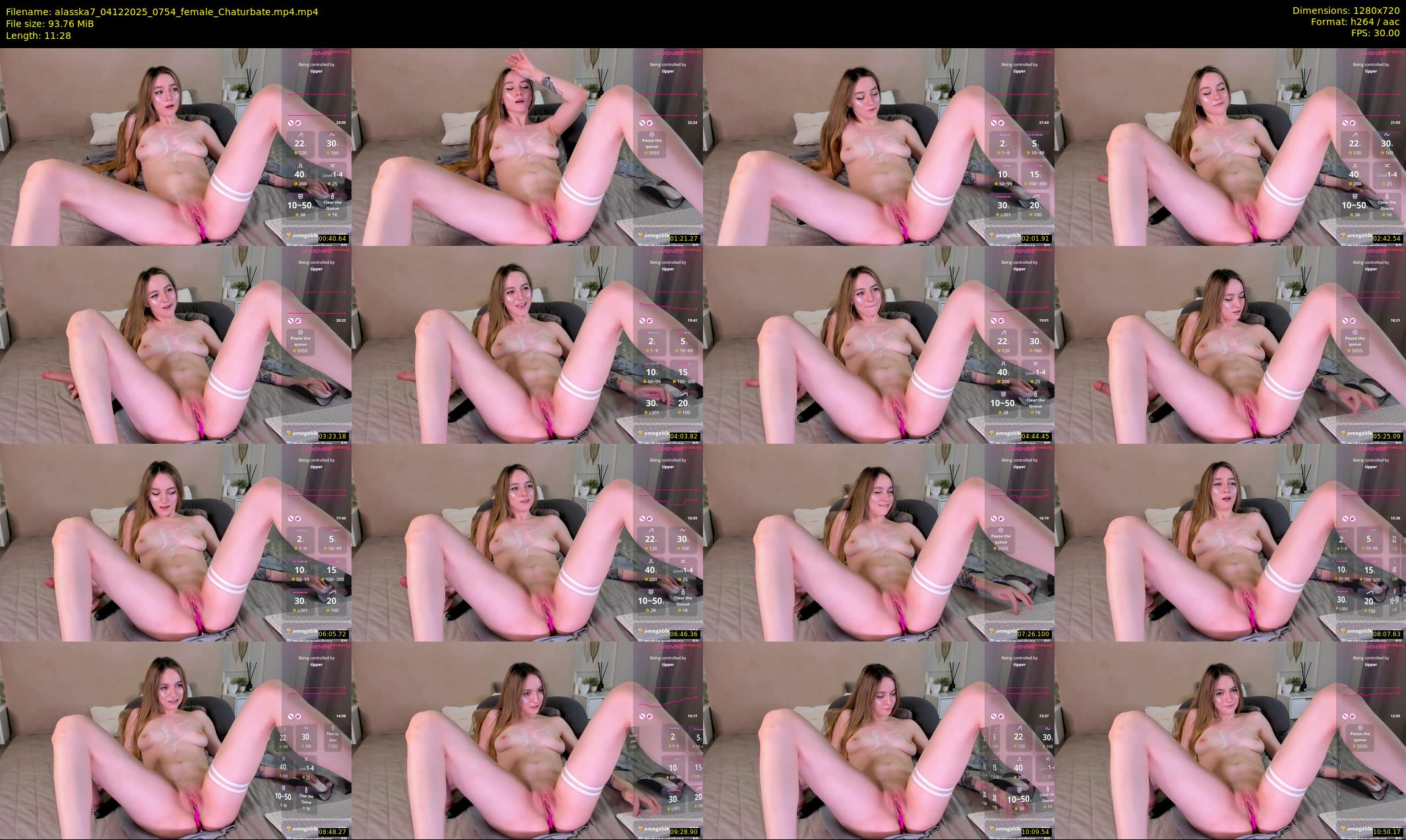alasska7 — 12 minute Chaturbate female cam show recording, 720p, Dec 4, 2025