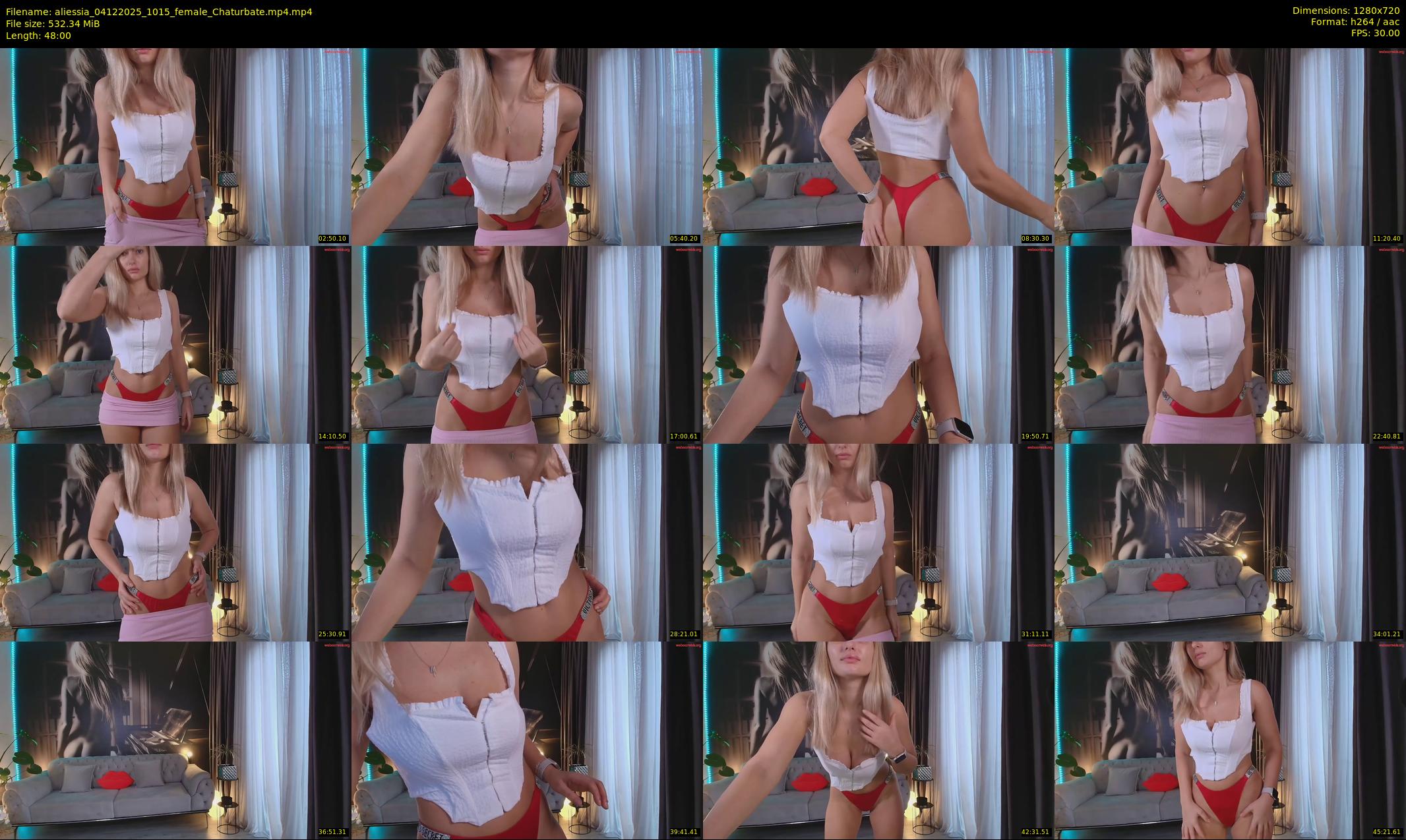 aliessia — 48 minute Chaturbate female cam show recording, 720p, Dec 4, 2025