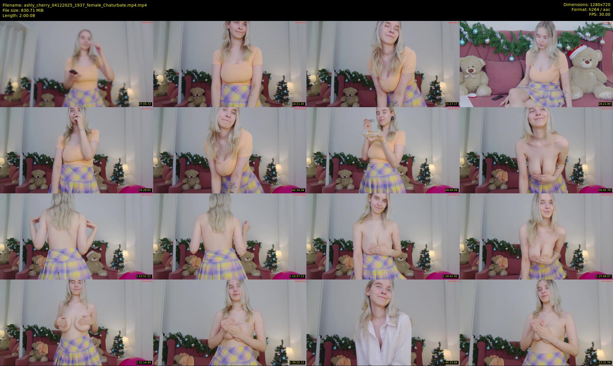 ashly_cherry — 121 minute Chaturbate female cam show recording, 720p, Dec 4, 2025