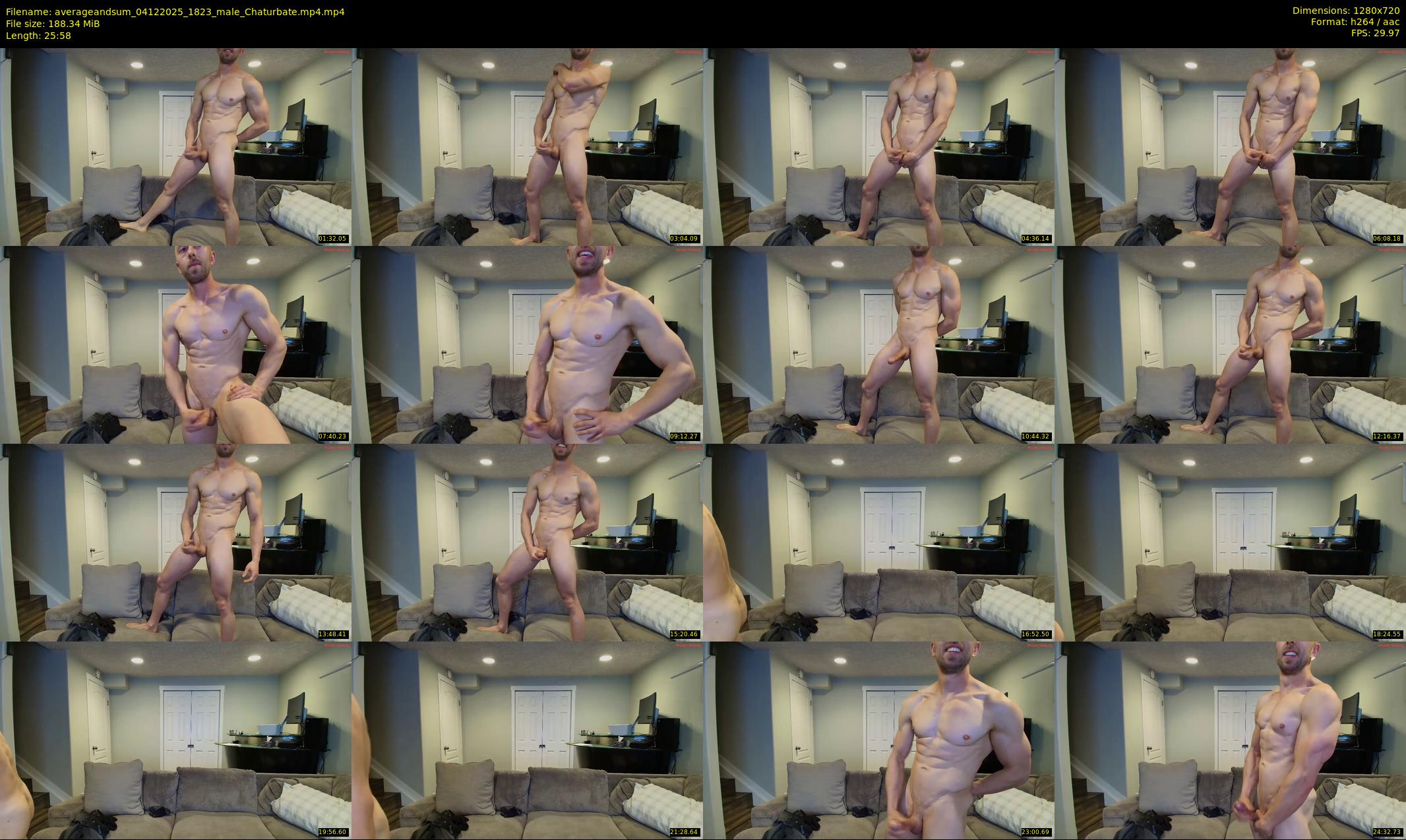 averageandsum — 26 minute Chaturbate male cam show recording, 720p, Dec 4, 2025