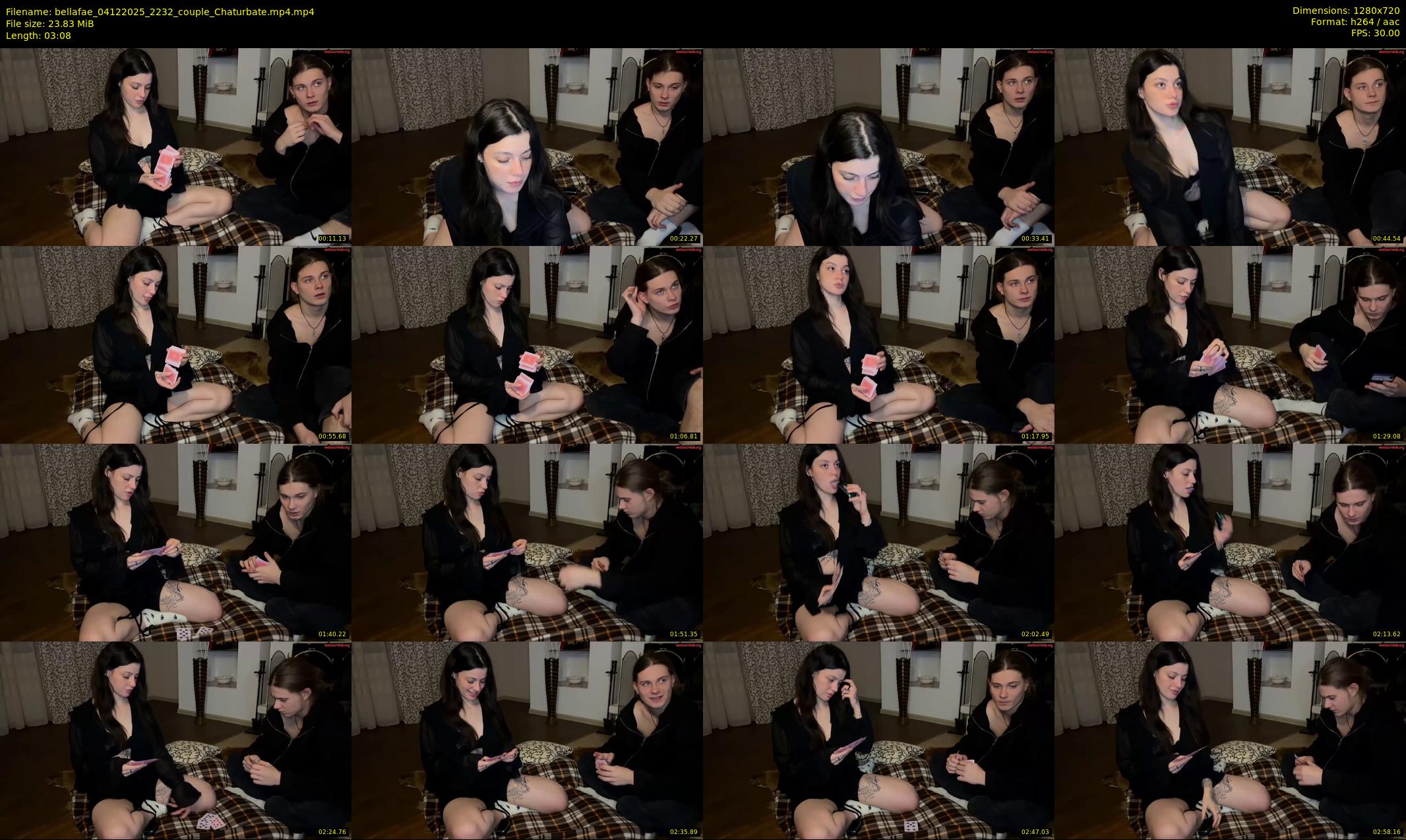 bellafae — 4 minute Chaturbate couple cam show recording, 720p, Dec 4, 2025