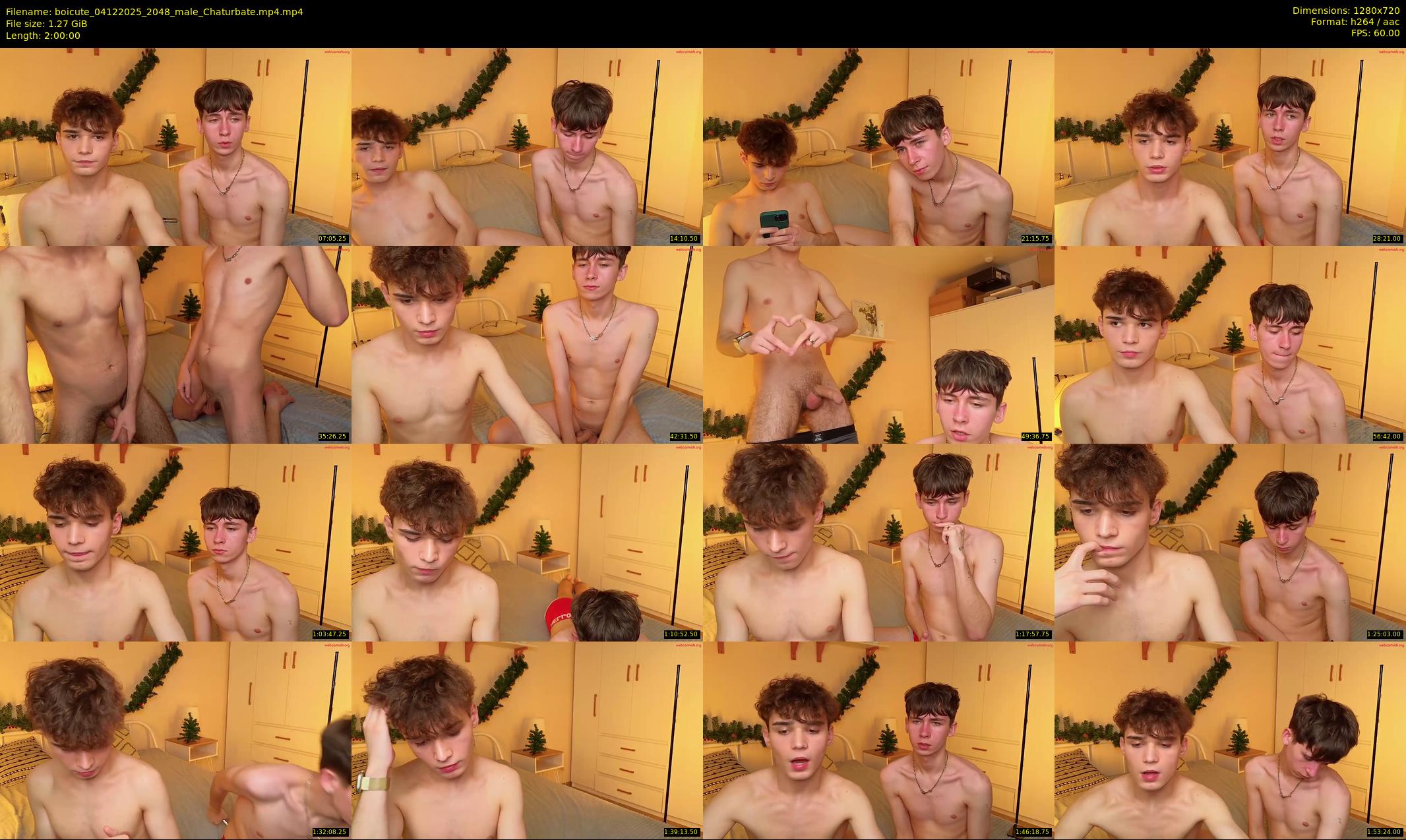boicute — 120 minute Chaturbate male cam show recording, 720p, Dec 4, 2025