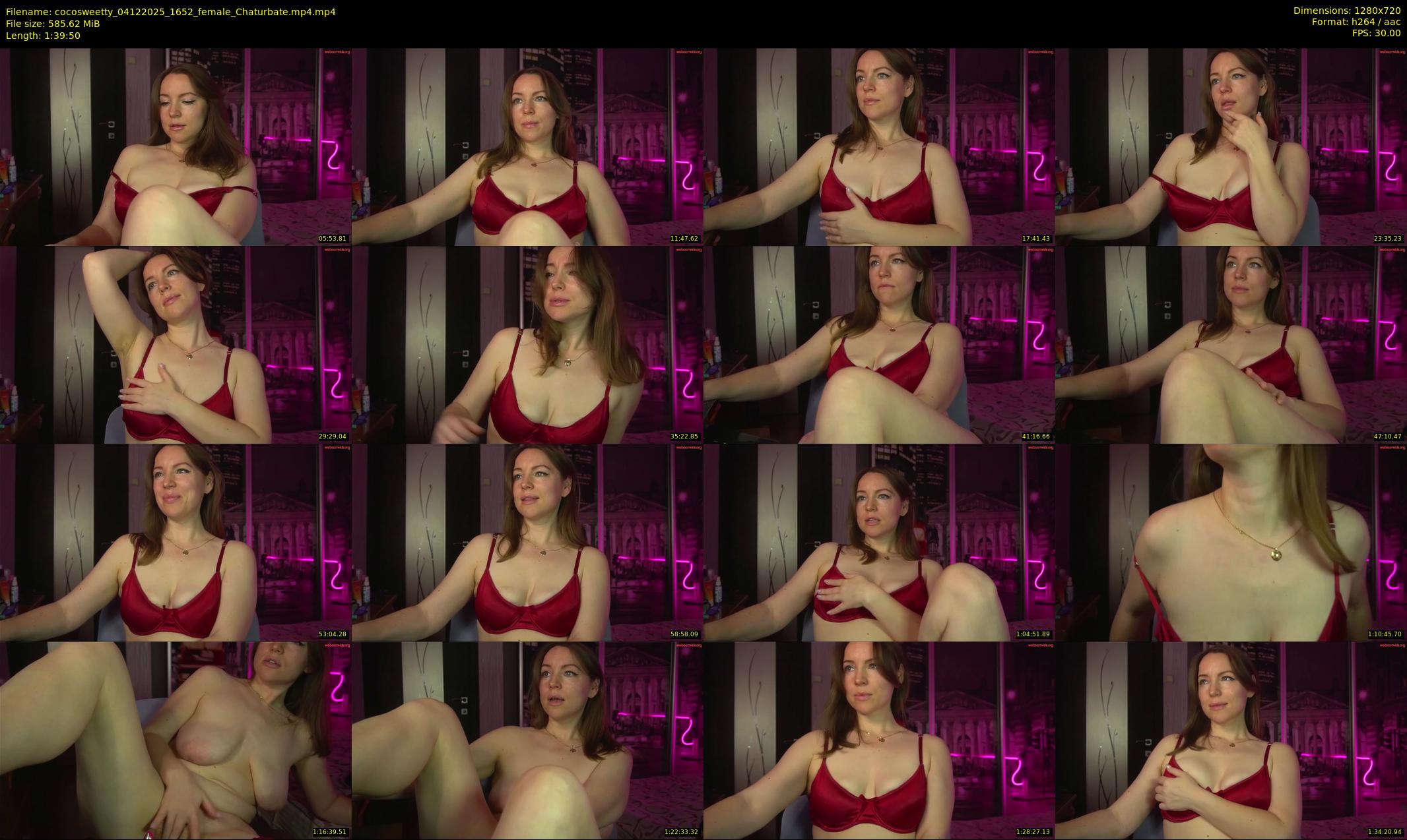 cocosweetty — 100 minute Chaturbate female cam show recording, 720p, Dec 4, 2025