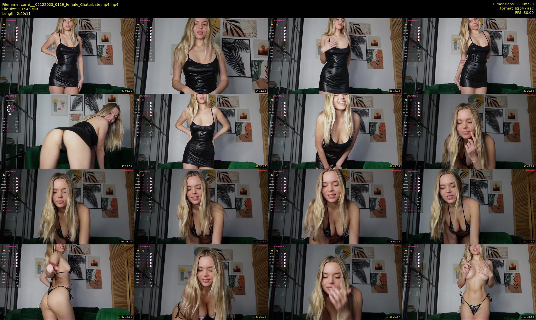 corni__ — 121 minute Chaturbate female cam show recording, 720p, Dec 5, 2025