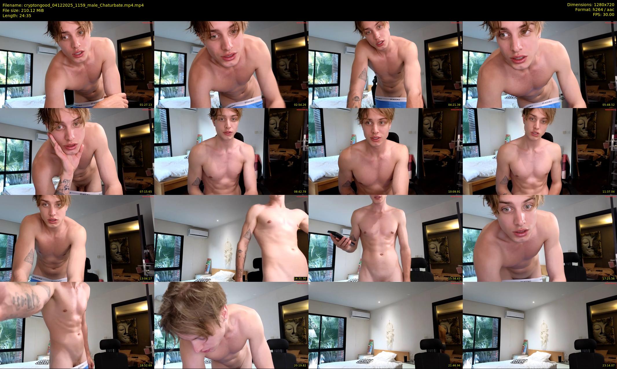cryptongood — 25 minute Chaturbate male cam show recording, 720p, Dec 4, 2025