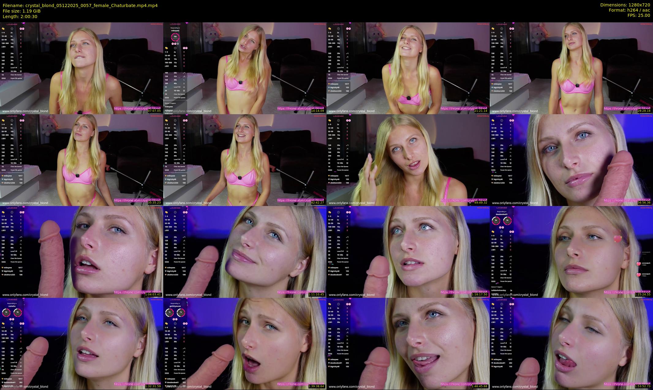 crystal_blond — 121 minute Chaturbate female cam show recording, 720p, Dec 5, 2025