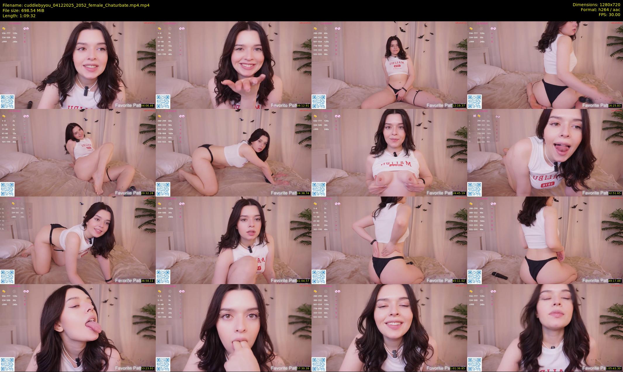 cuddlebyyou — 70 minute Chaturbate female cam show recording, 720p, Dec 4, 2025